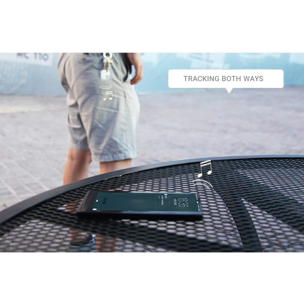 Dodge Viper White Bluetooth Wireless Key Finder Tracking Device Key Chain