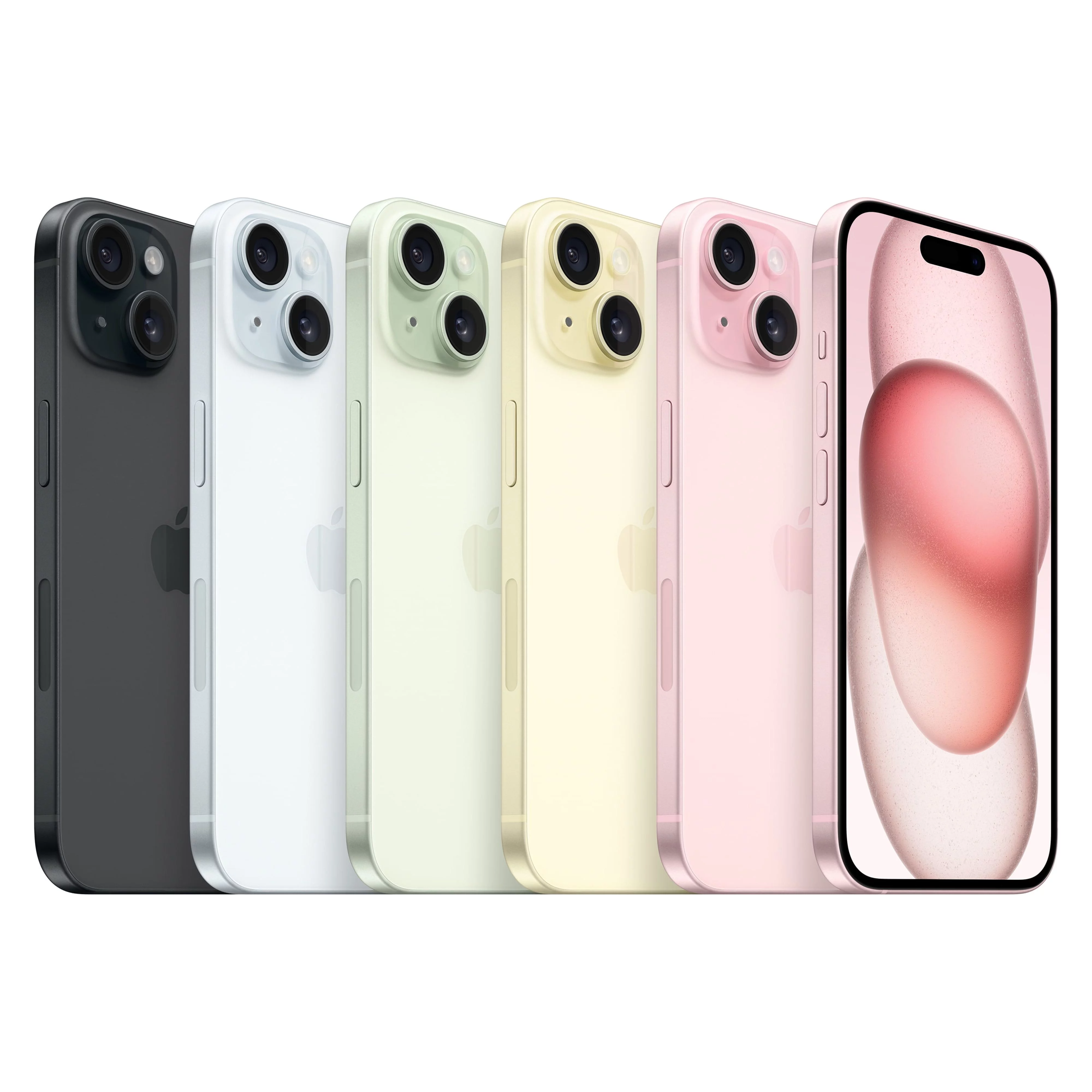 Straight Talk Apple iPhone 15, 128GB, Black - Prepaid Smartphone