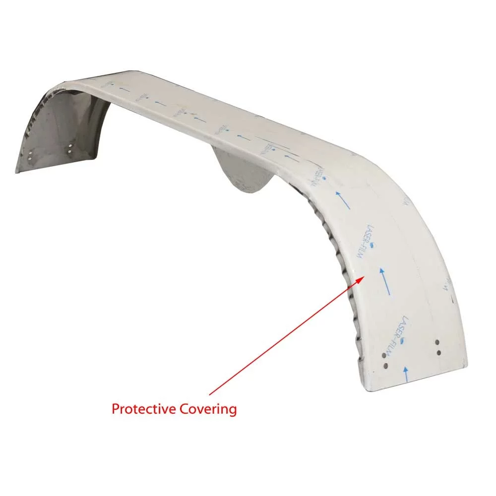 Ranger Boat Trailer Fender MFT082 | Tandem Axle 65 x 9 Inch Stainless