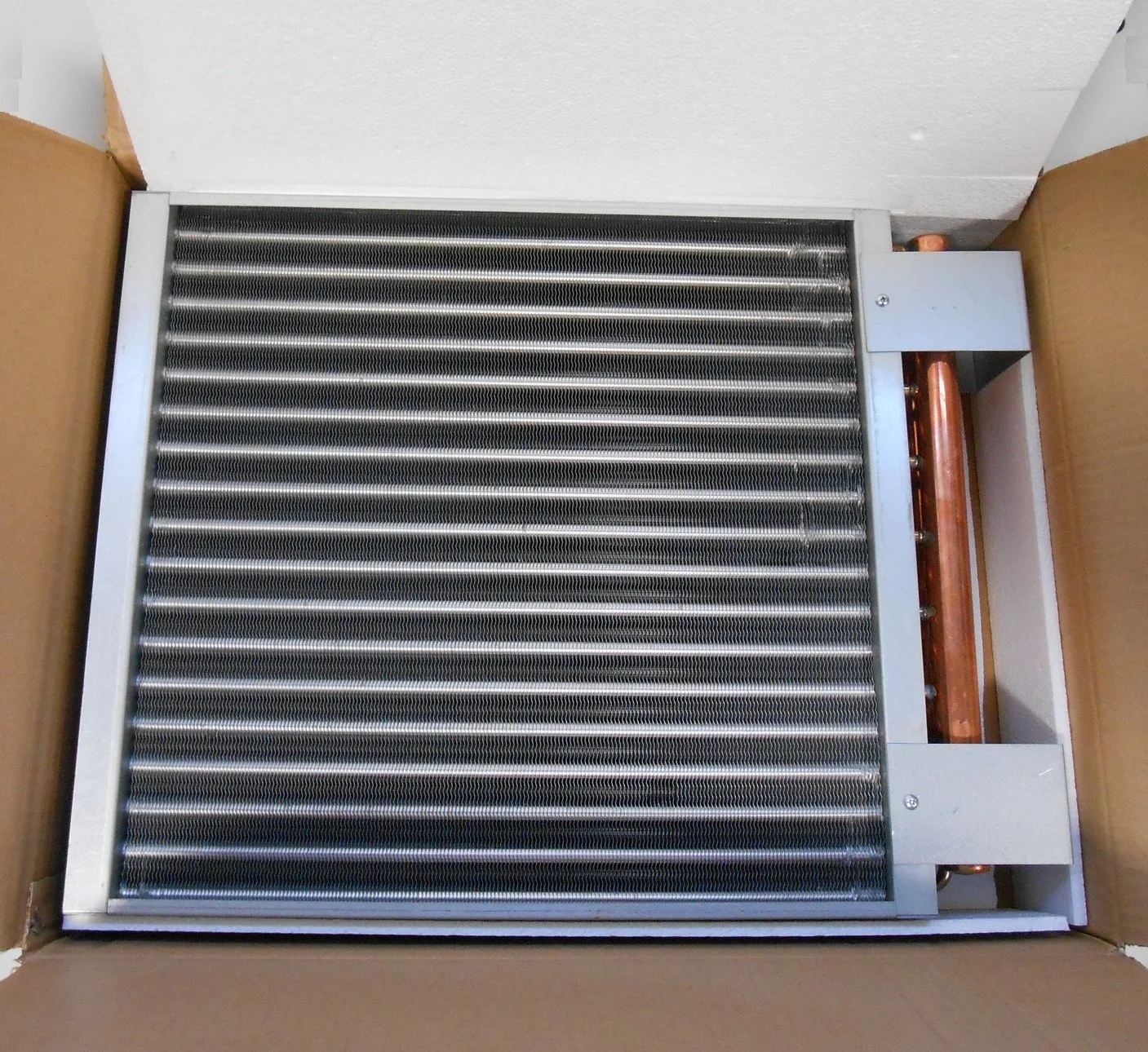 17X22 Water To Air Heat Exchanger Hot Water Coil  Wood