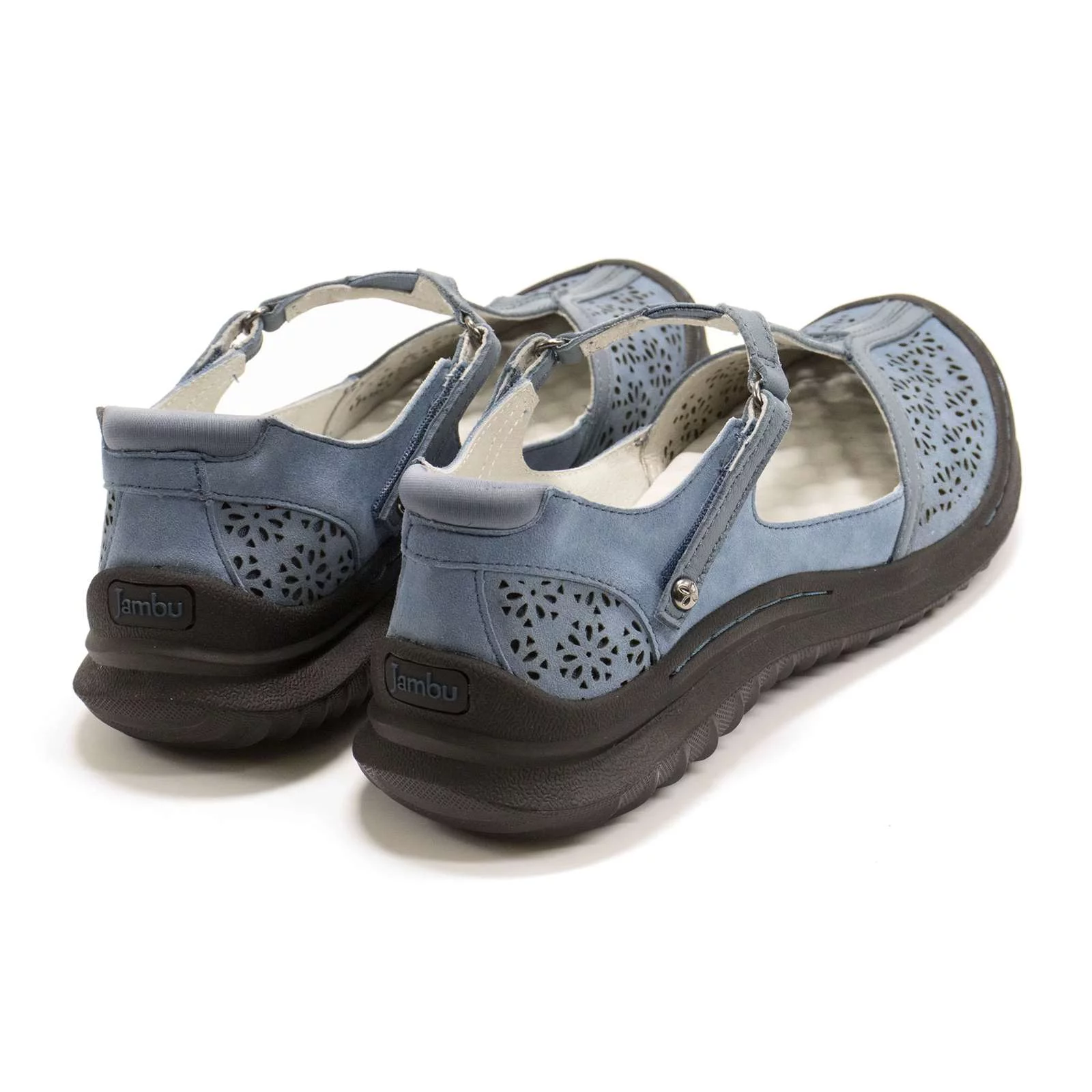 Jambu Women's Creek Mary Jane Flats, Denim,9 M US