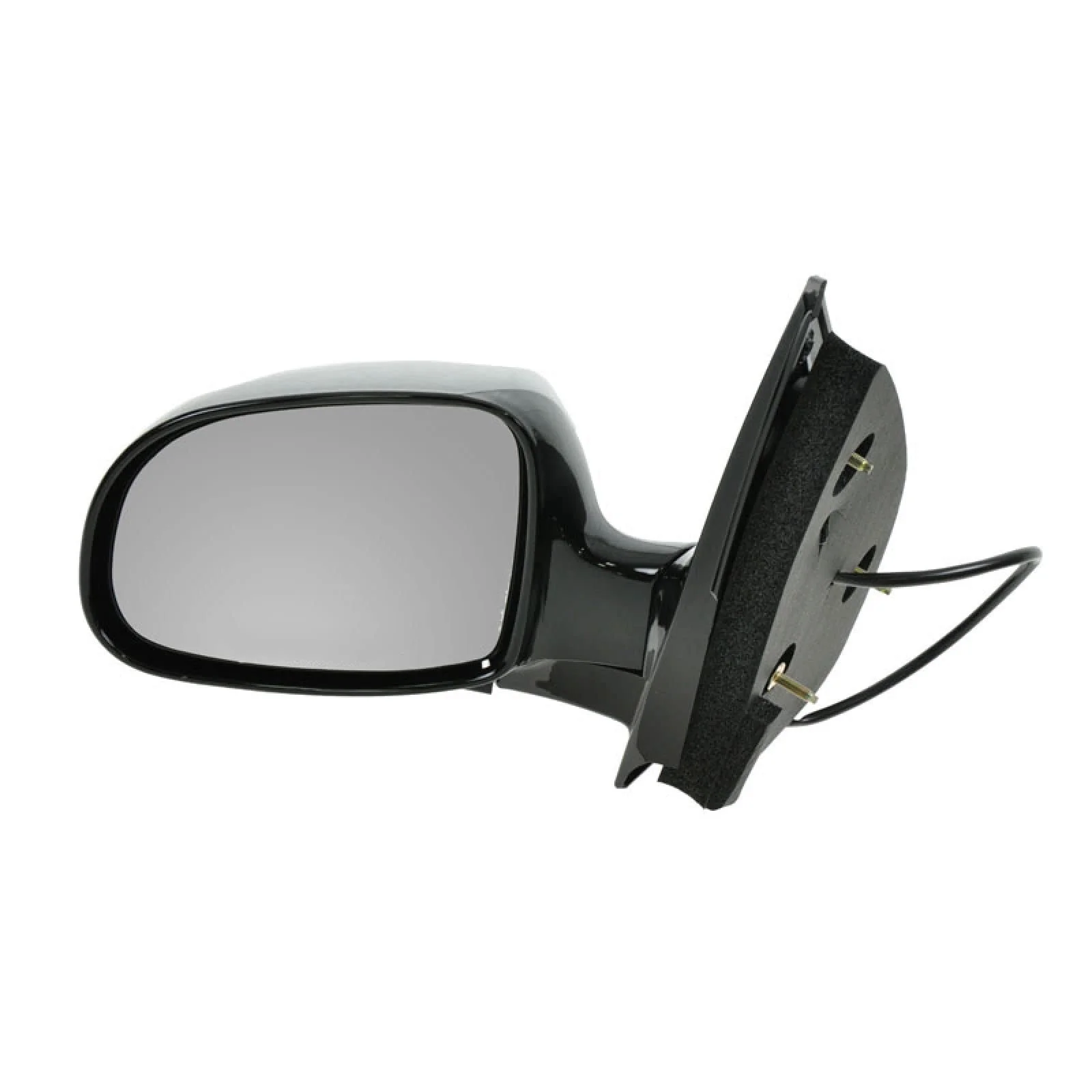 TRQ Black Power Door Mirror Left Driver Side for 99-02 Ford Windstar MRA05217