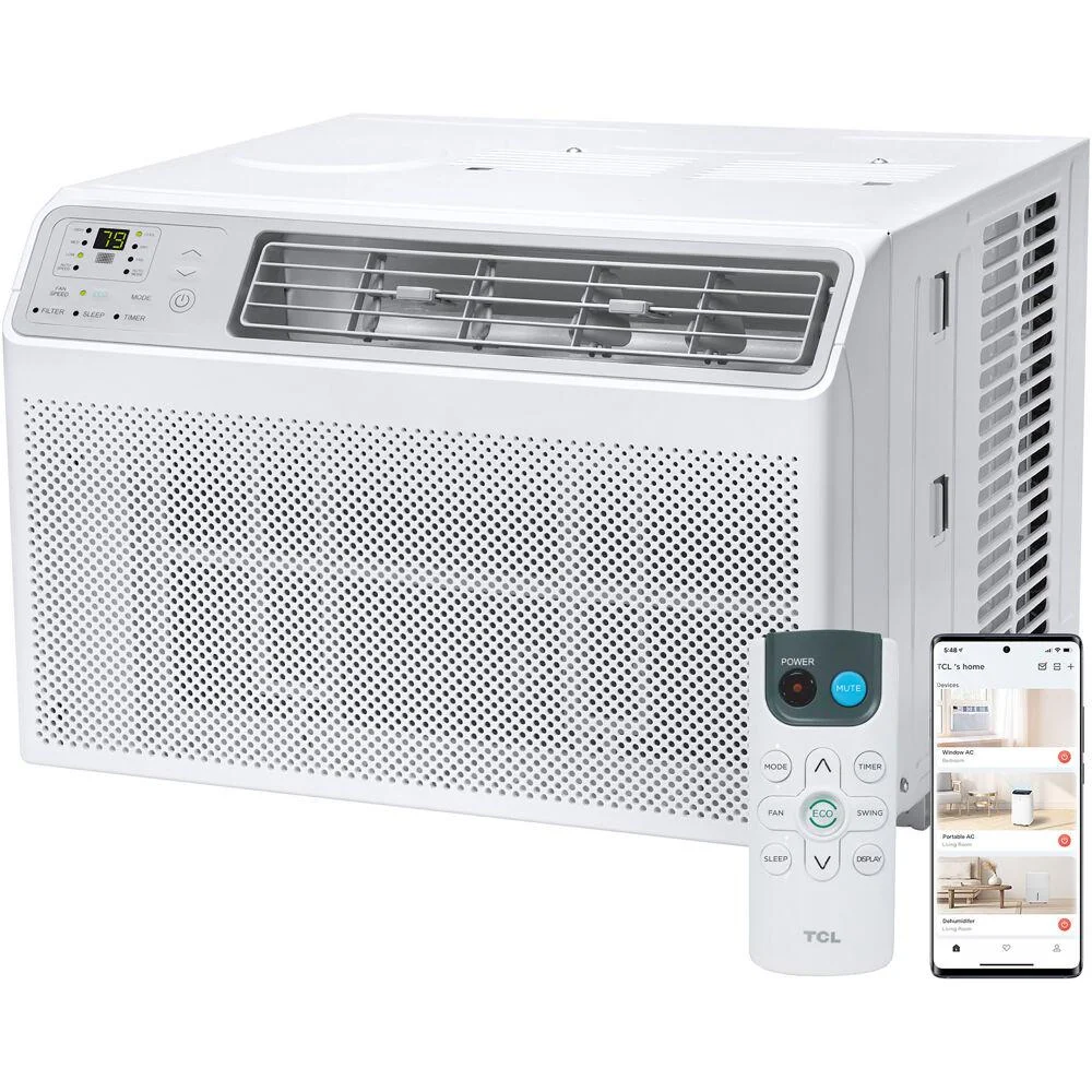 TCL 10,000 BTU Window AC, Digital, 115V, R32