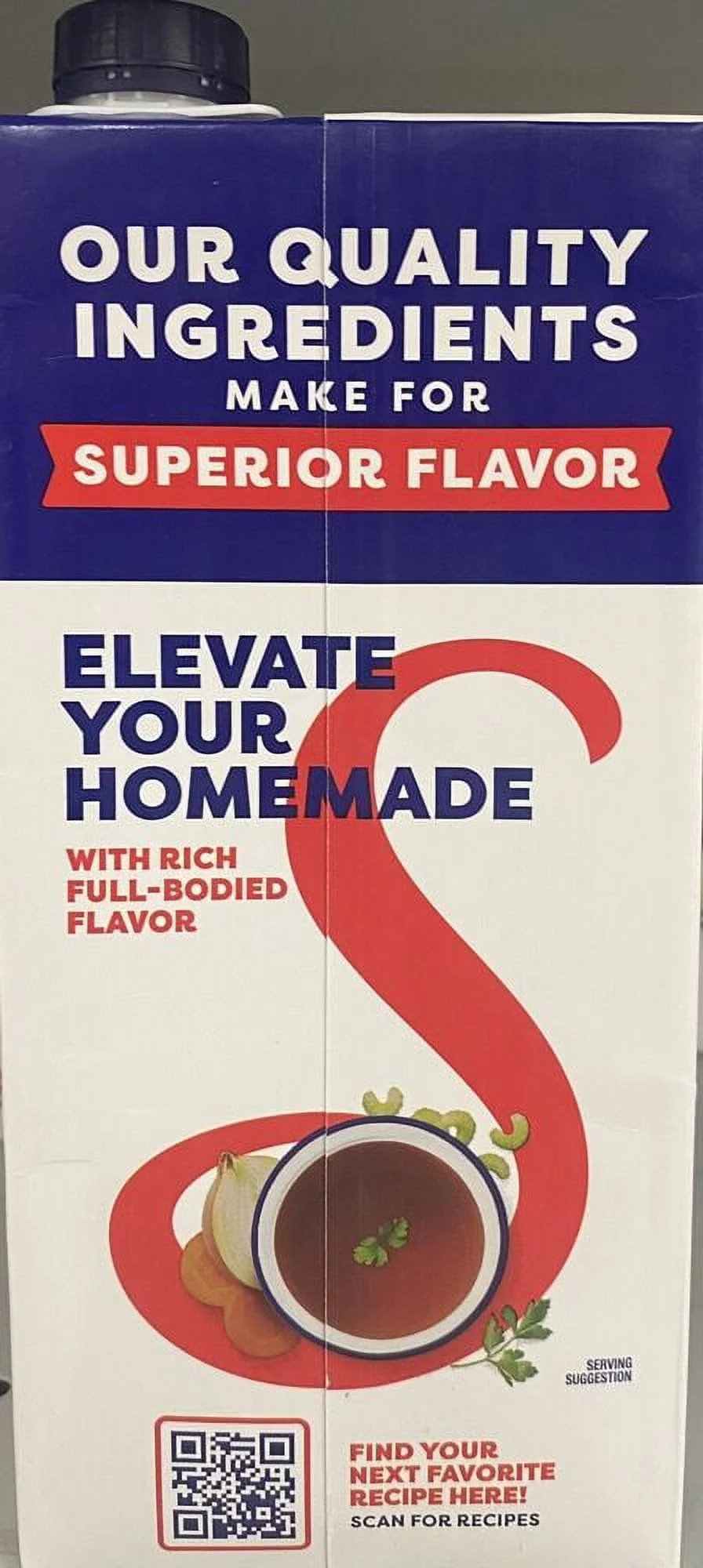 Beef Broth 100% Natural - UNSALTED Gluten Free 32 oz Carton 2 Lbs