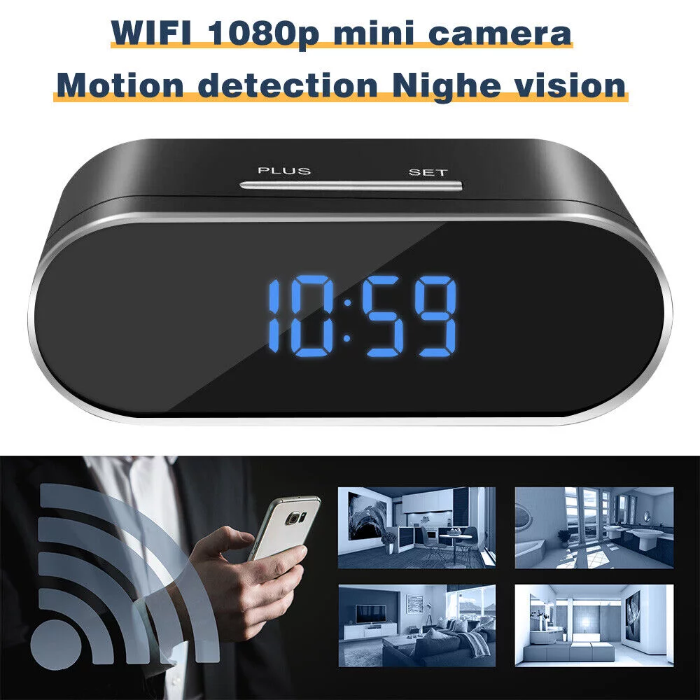 DFITO Camera HD 1080P Wifi Wireless Home Security Camera with Night Vision Security Alarm