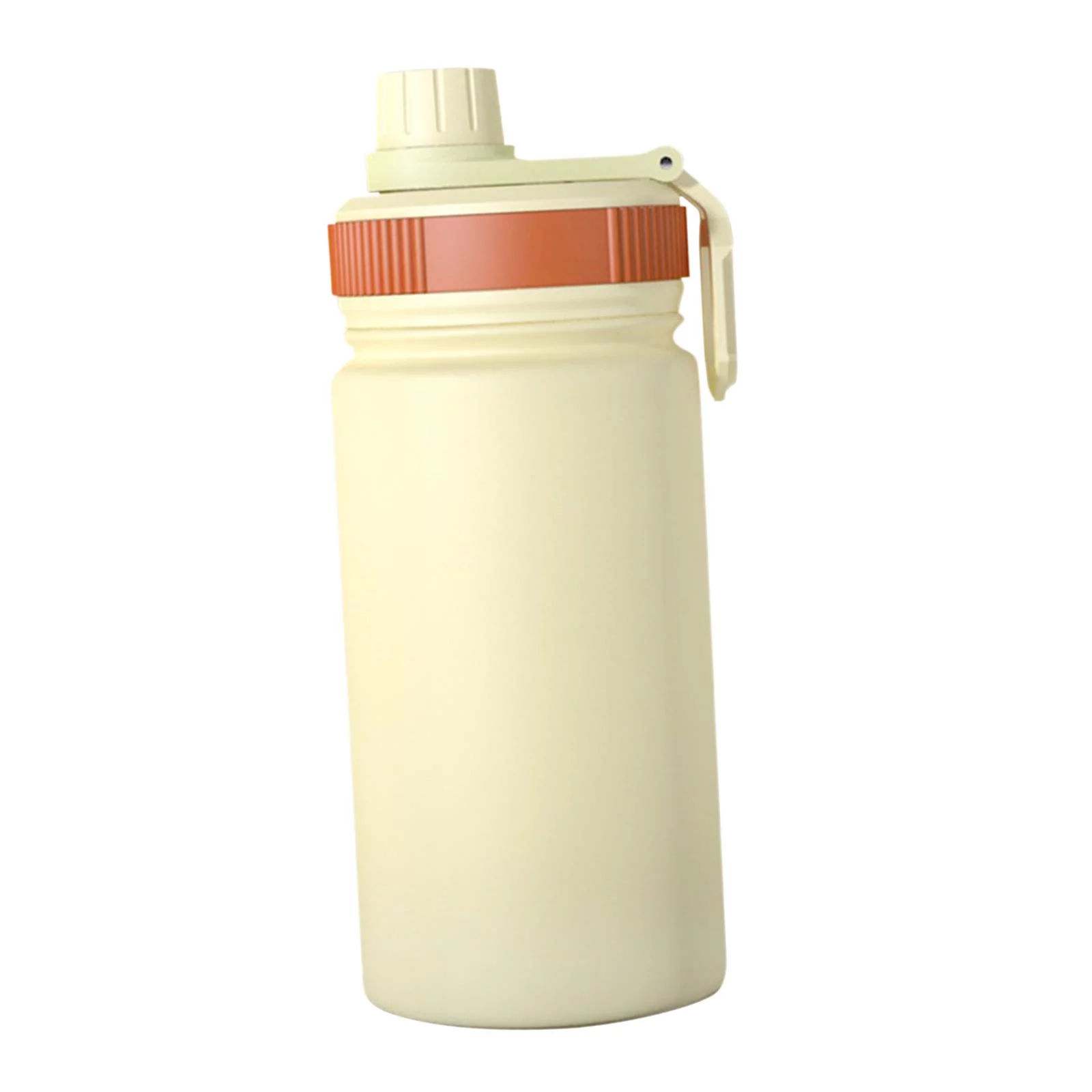 Insulated Sippy Mug,Insulated Sippy Cup Portable with Straw and Lid,Durable Insulated Cup Stainless Steel Straw Cup,Coffee Mug Water Mug Drinking Cup Reusable,Cold and Hot Drinks Coffee Yellow