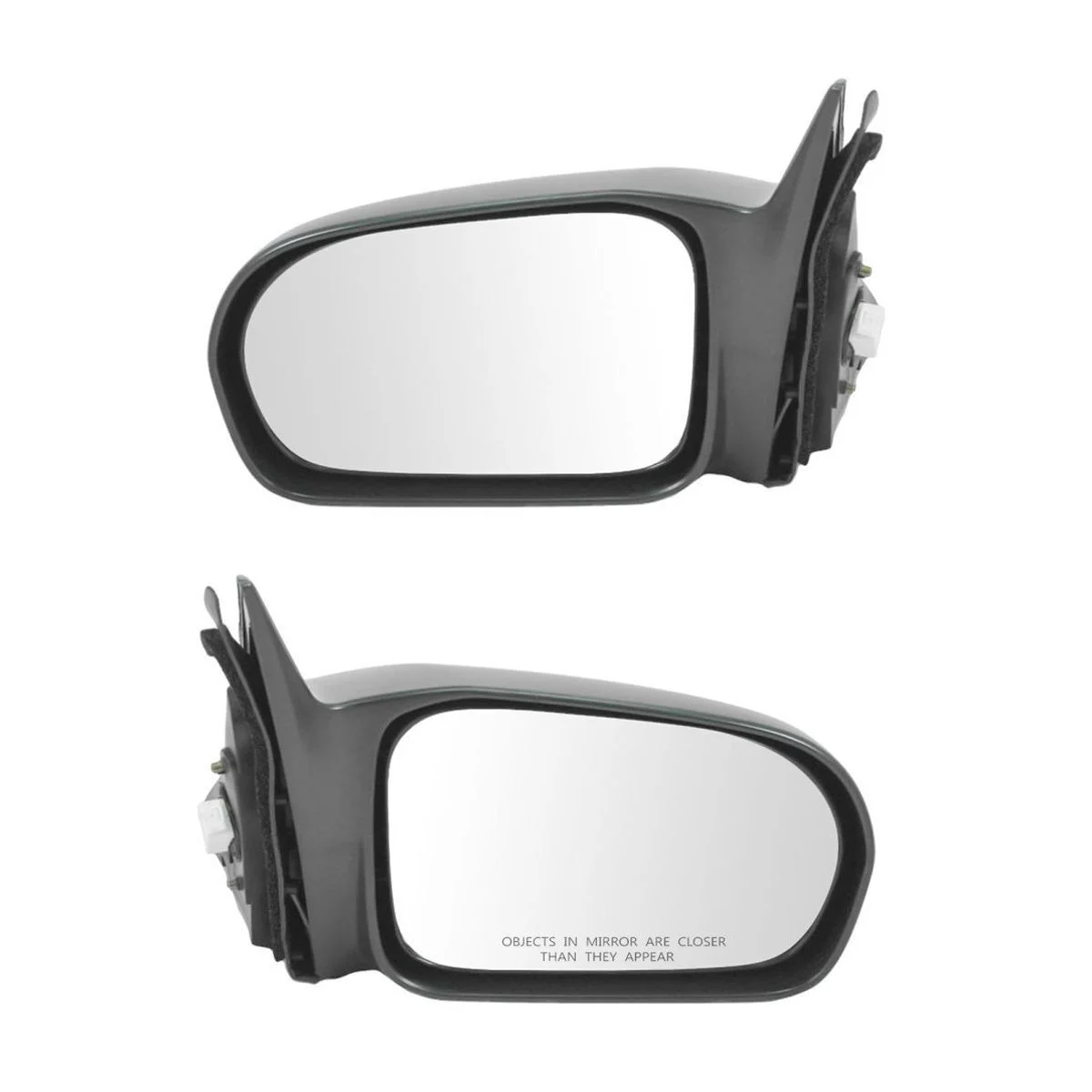Geelife Power Mirrors Black & Set For 01-05 Civic EX Sedan 01-05 Civic LX Sedan 4 Door
