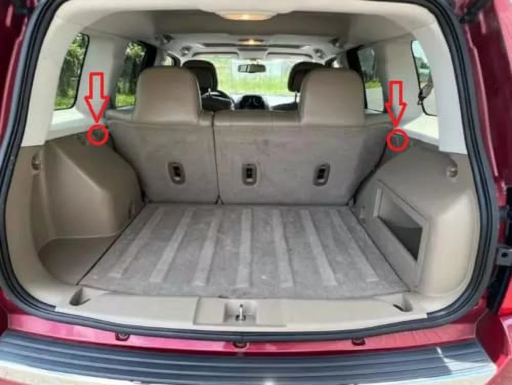 EACCESSORIES EA Rear Trunk Organizer Cargo Net for Jeep: Compass, Patriot 2007-2017 – Envelope Style Cargo Net for SUV – Premium Mesh Elastic Car Trunk Organizer – Compatible with Compass, Patriot