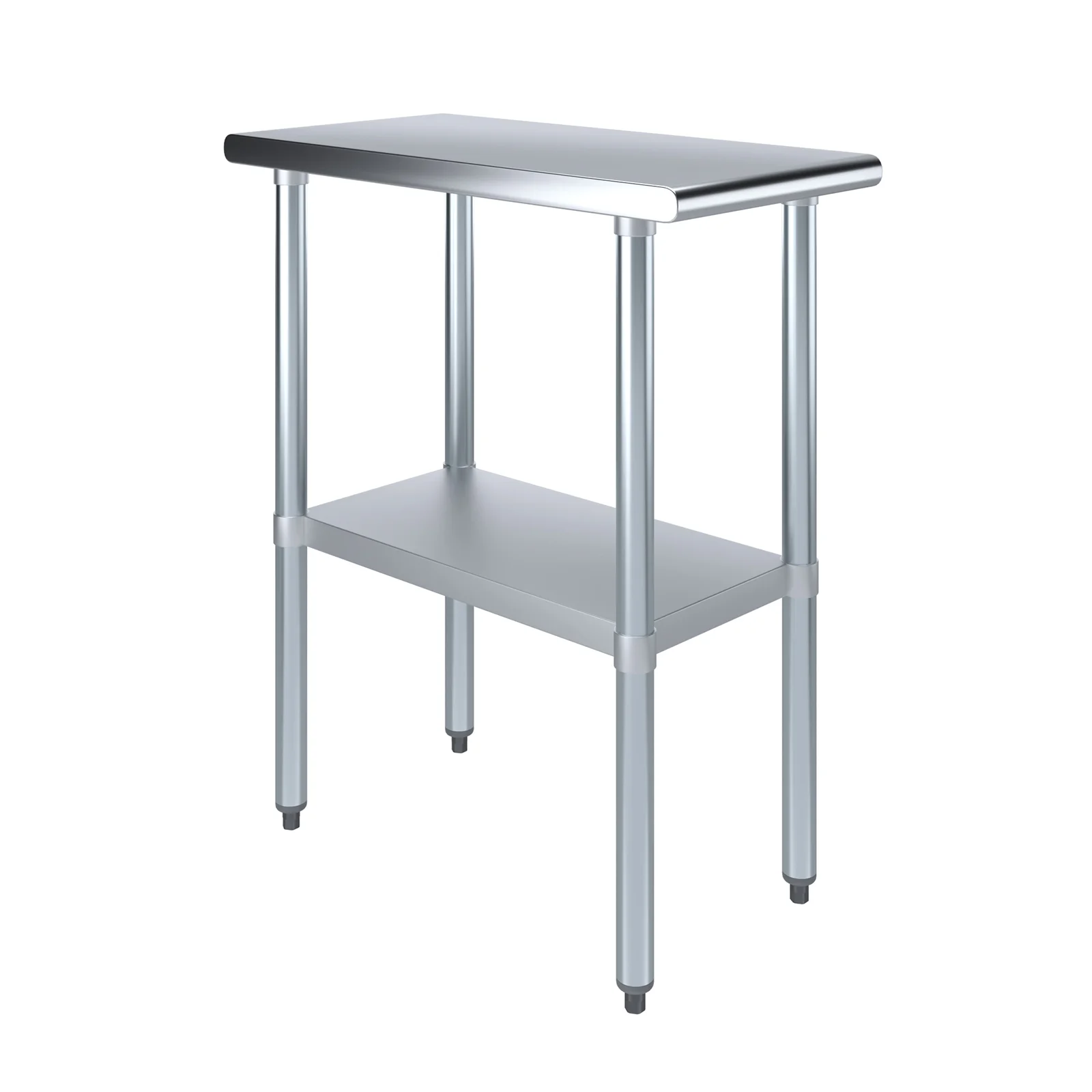 30” x 15” Stainless Steel Work Table with Undershelf | Food Prep NSF | Utility Work Station |