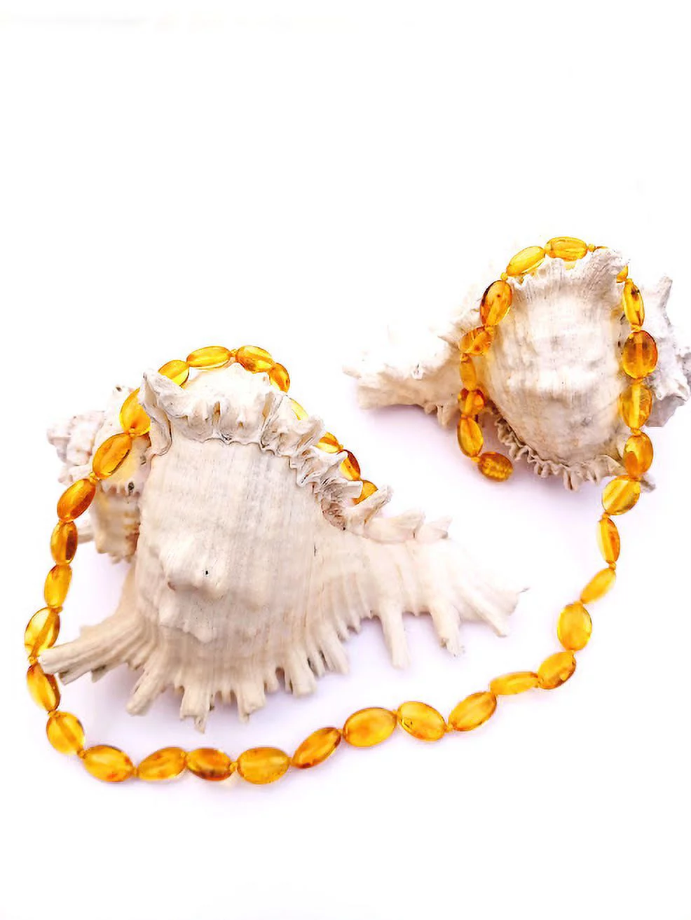 Genuine Baltic Amber Necklace, Natural Handmade Jewelry 17.5