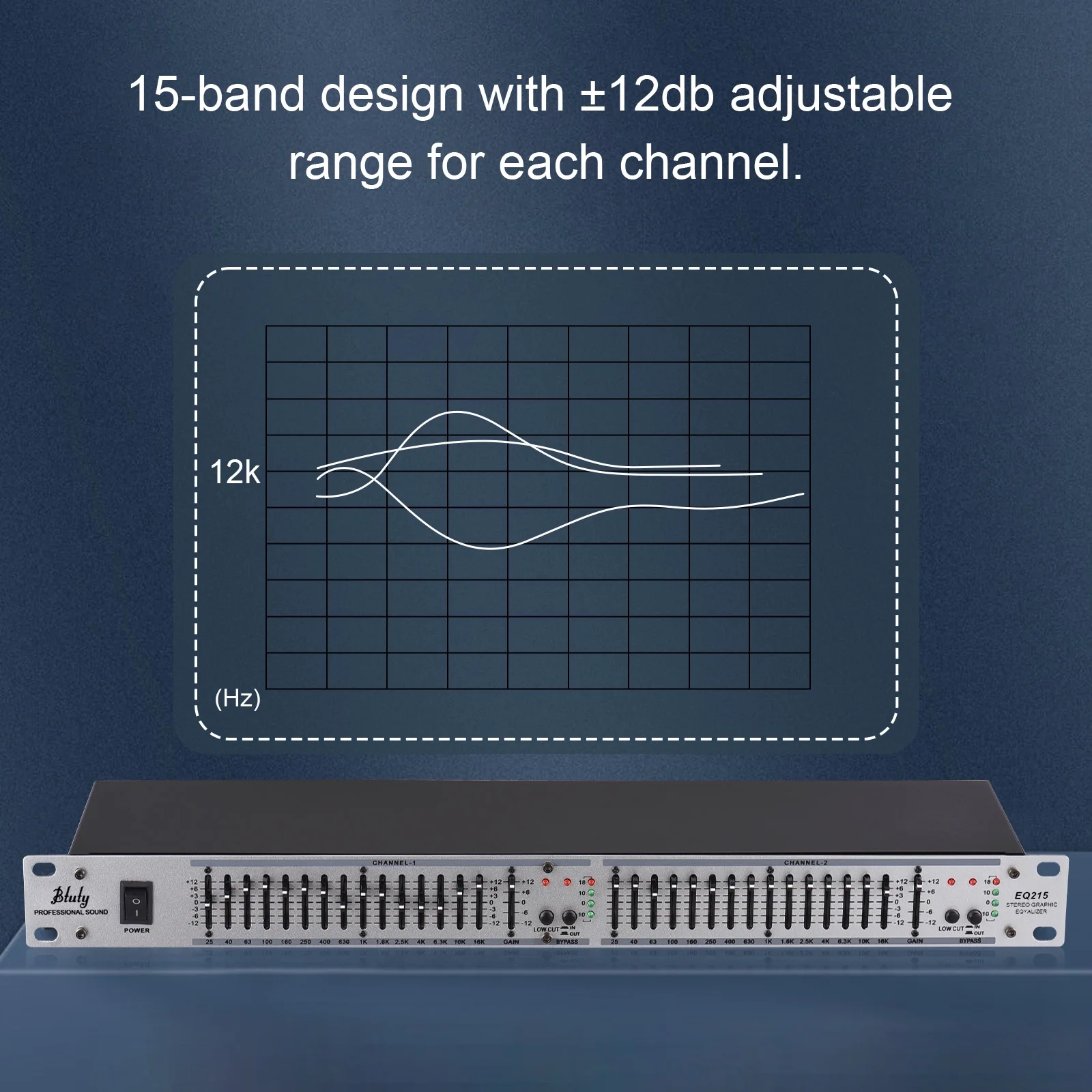 equalizer,15-band Equalizer 1u Mount 2-channel Stereo Equalizer 1u Equalizer Mount 2-channel Stereo Eq-215 Dual Channel Rusuo Eryue Equalizer Mewmewcat Eq-215 110-240v Dbx Equalizer Mizuh