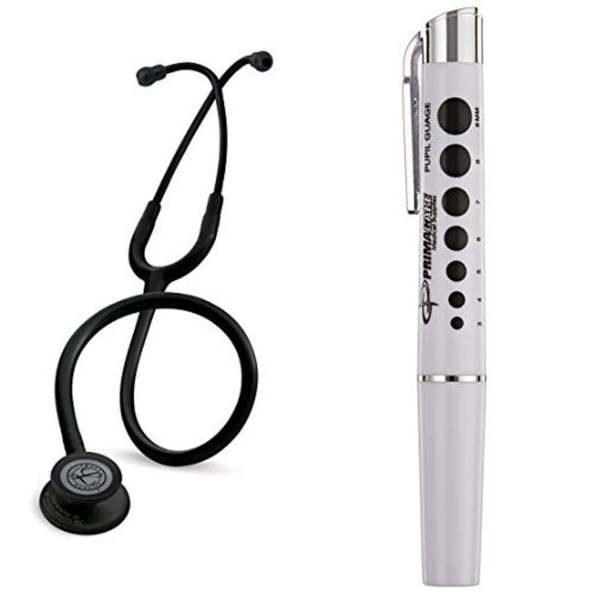 MMM Littmann 5803 Classic III Stethoscope Black Edition Chestpiece Black Tube 27 in.