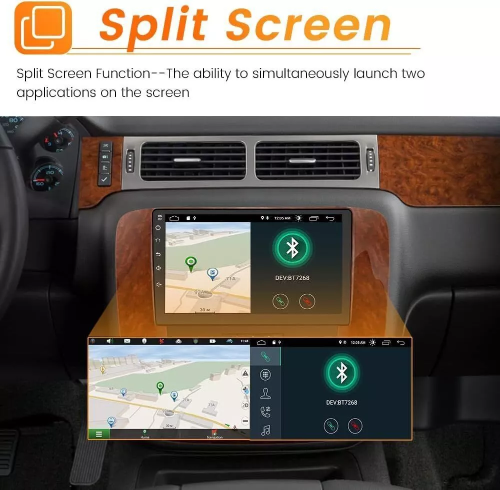 For 2007-2012 Chevrolet Tahoe Android 12.0 Stereo Car Radio GPS Carplay