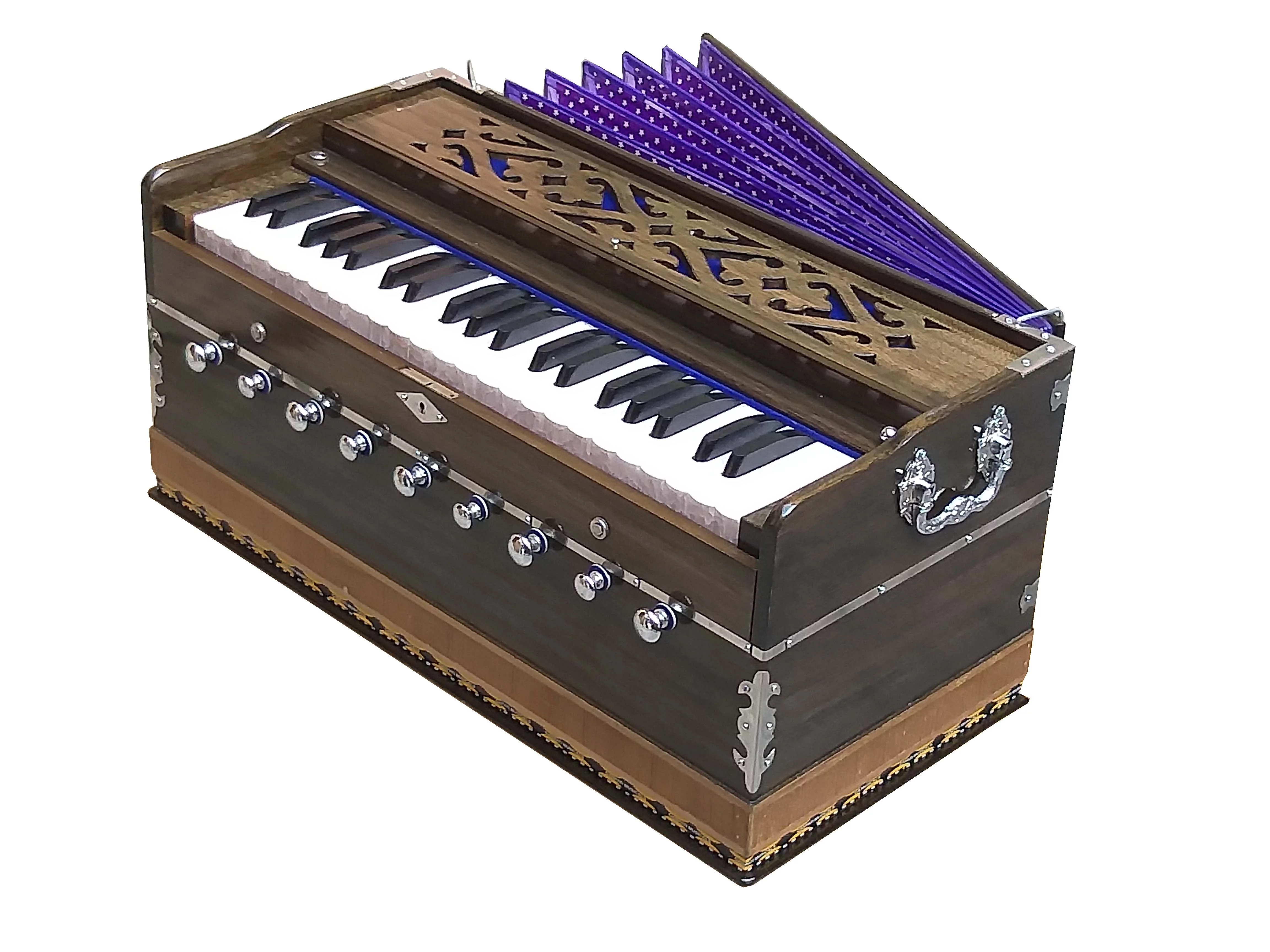Harmonium~3.5 Octaves~9 Stop~7 Fold bellow~42 Keys~440 Hz~Bhajan~Kirtan~Yoga