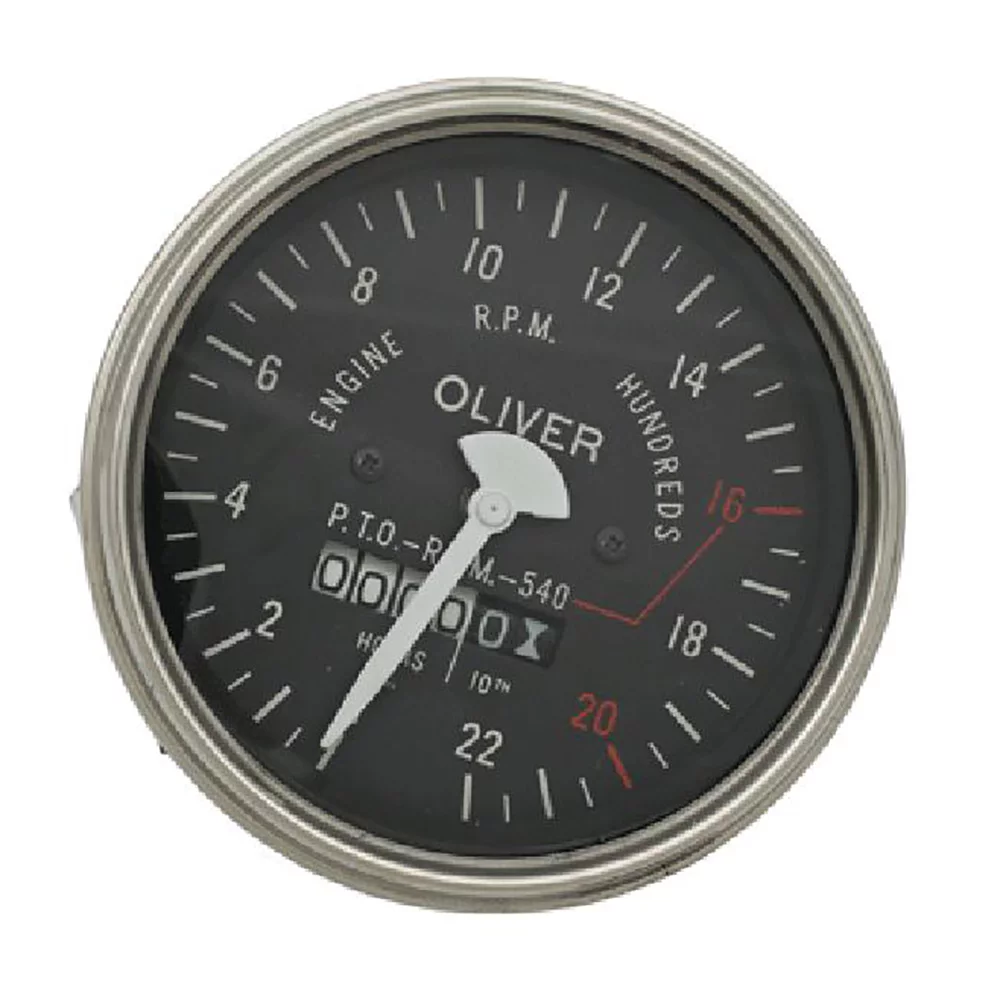 RAParts 100575A Tachometer Gauge For White/Oliver Tractor Super 55 Super 66+