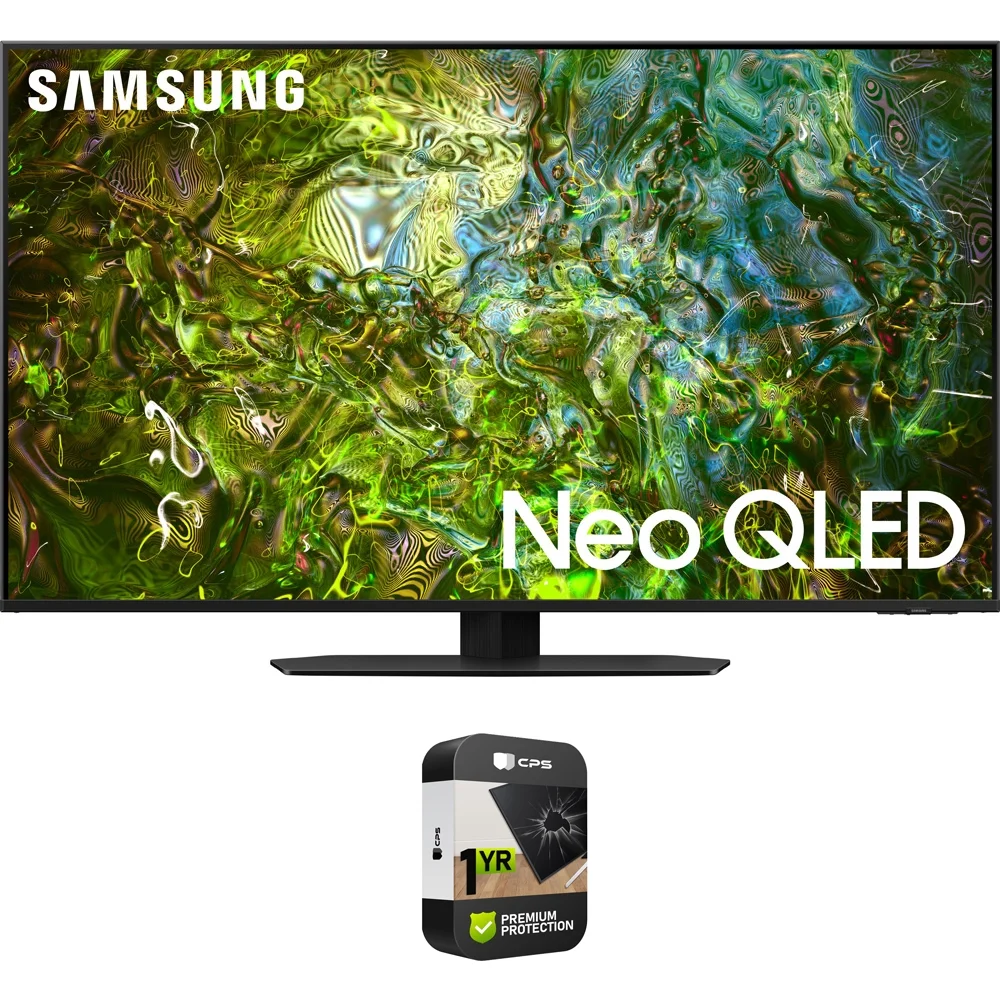 Samsung QN65QN90DA 65 Inch Neo QLED 4K Smart TV (2024) Bundle with 1 YR CPS Enhanced Protection Pack