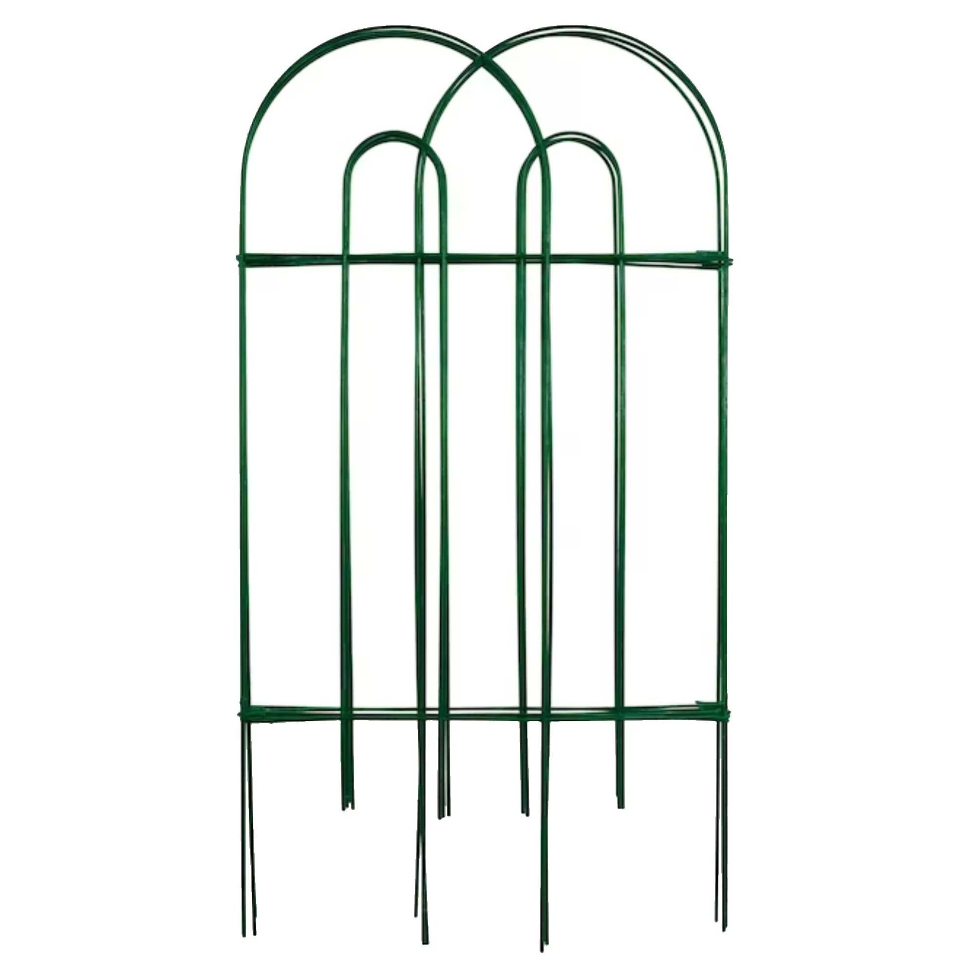 Origin Point Garden Craft Round Folding Border Fence, Green, 10' L x 32