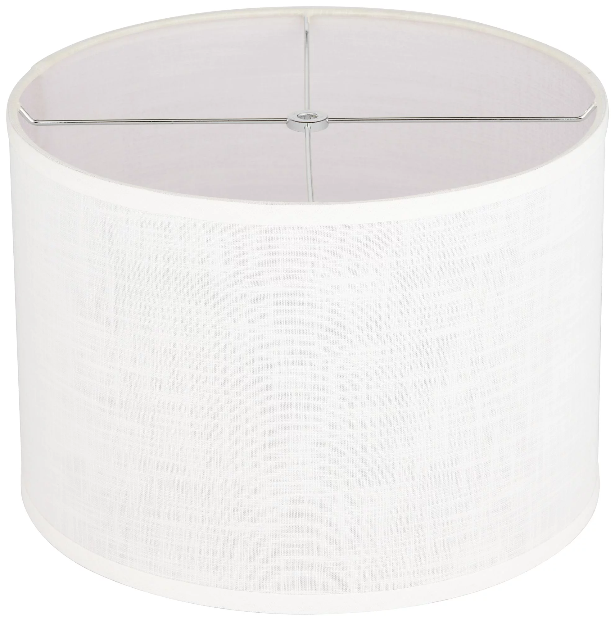 Springcrest Drum Lamp Shade White Textured Medium 14