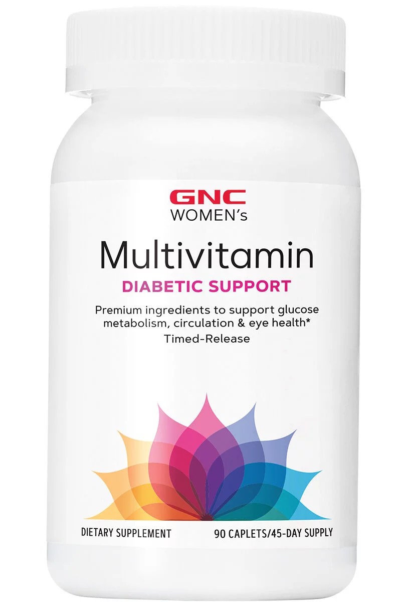 GNC Women's Multivitamin Diabetic Support, 90 Capletes