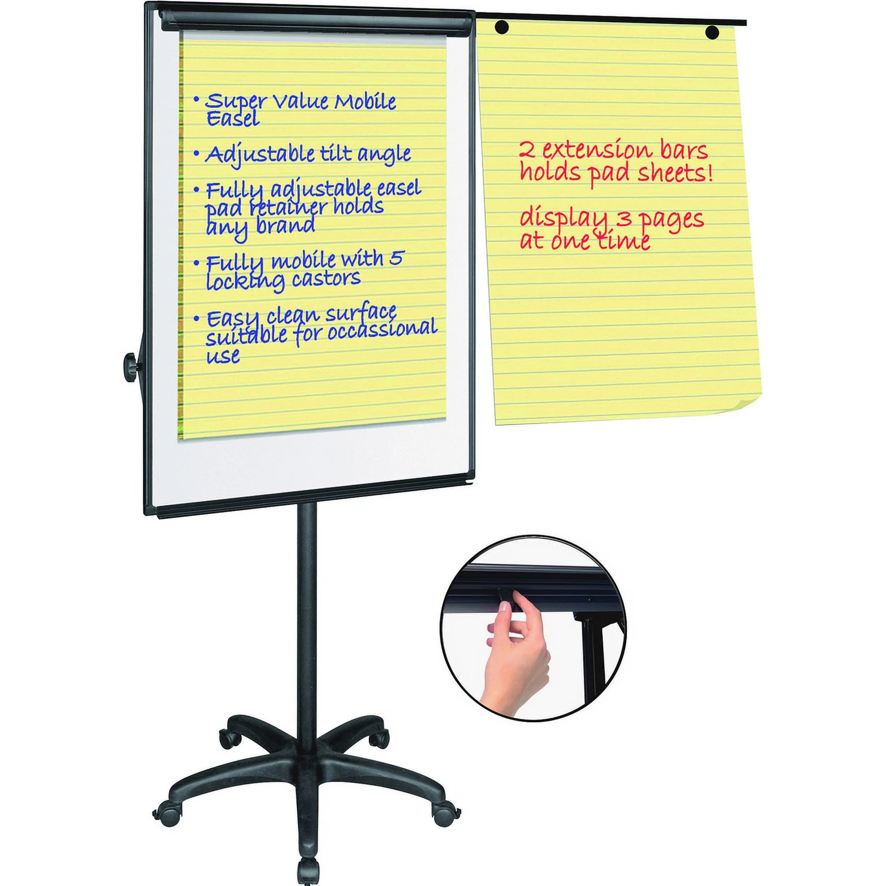 Bi-silque Basic Mobile Presentation Easel