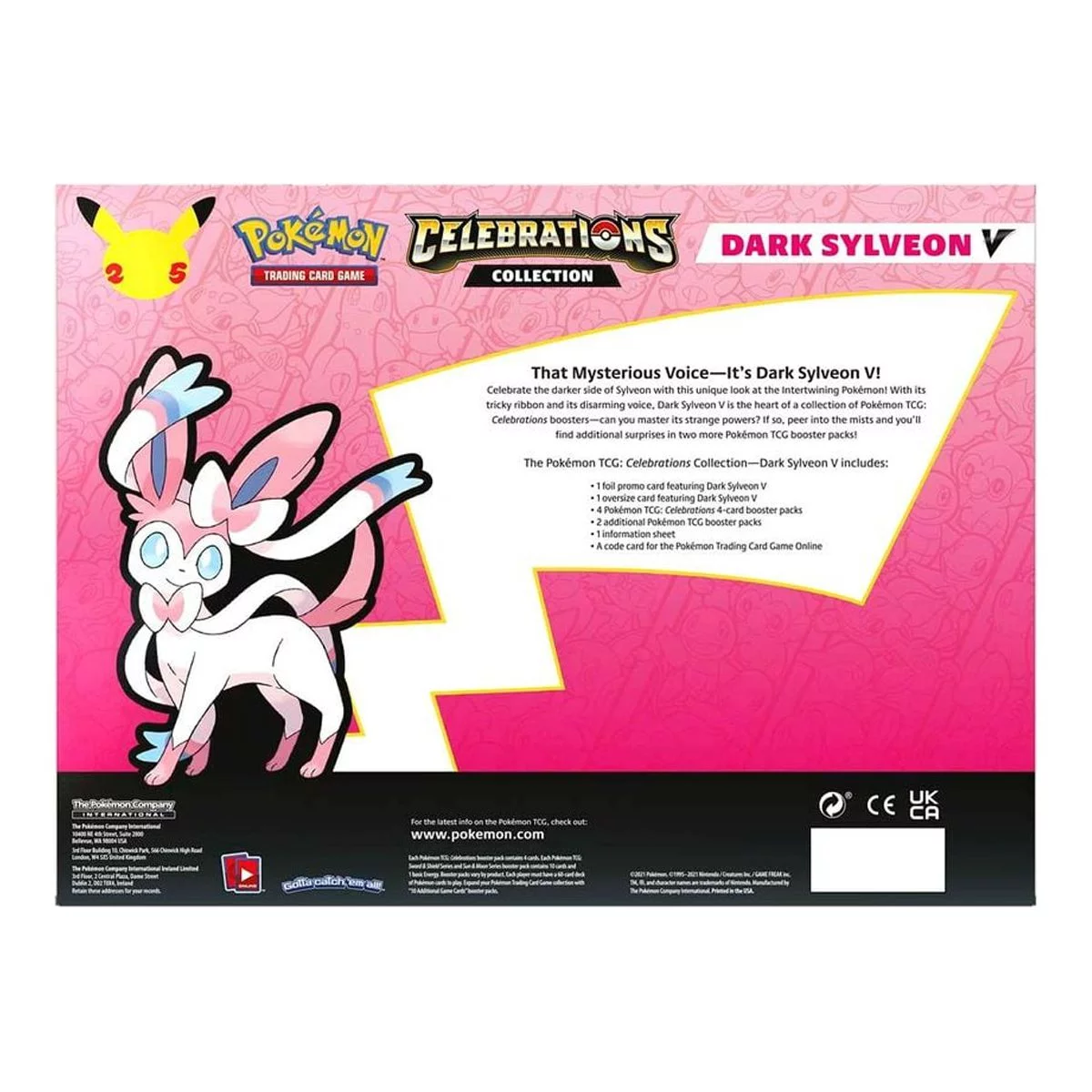 Pokemon Celebrations Sylveon V Collections Booster Box Set