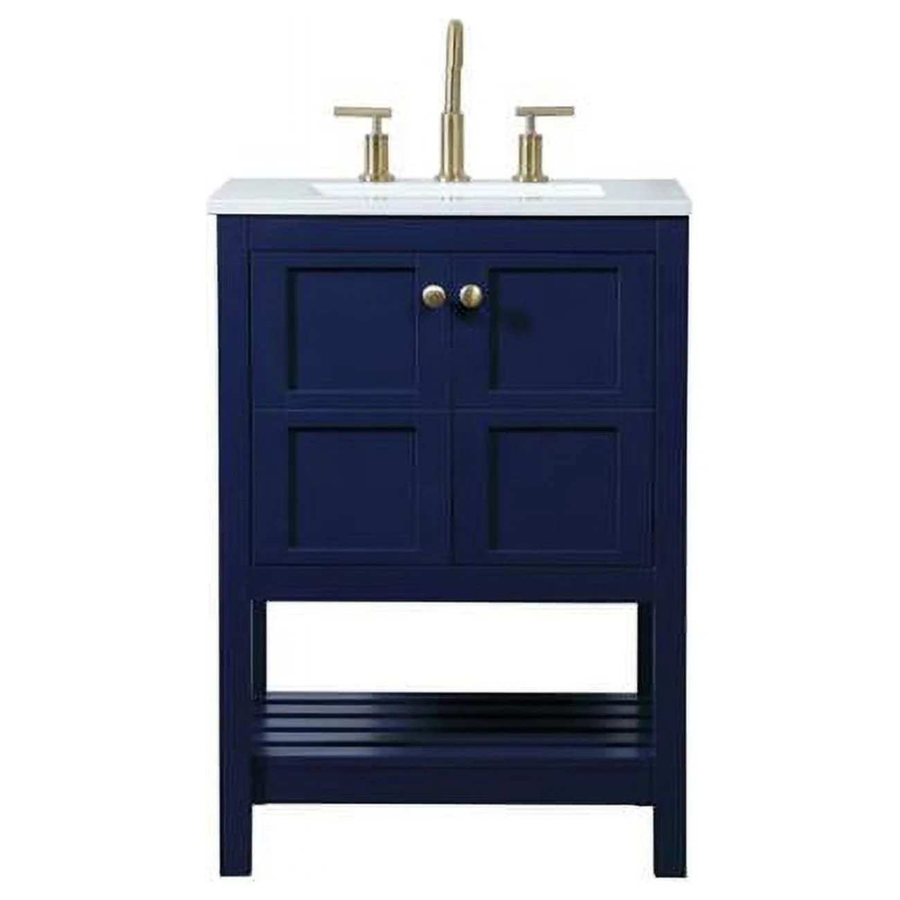 Elegant Decor  24 in. Single Bathroom Vanity in Blue