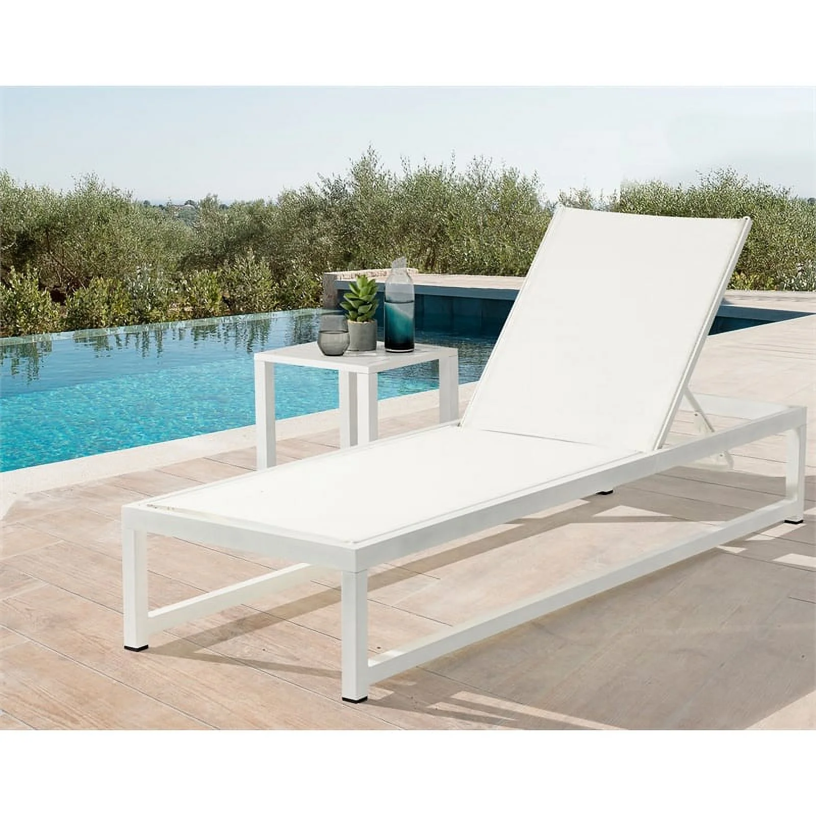 Meridian Furniture Maldives Outdoor Patio End Table