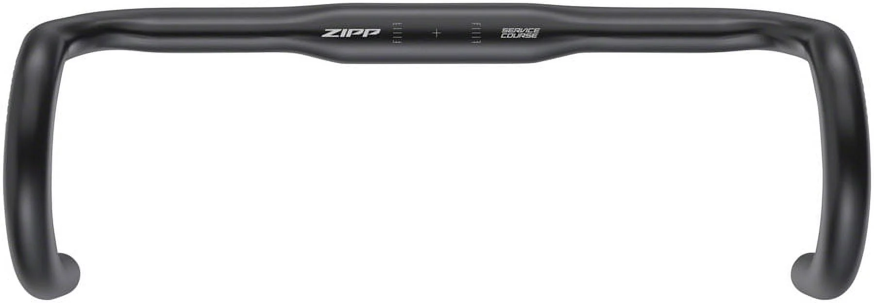 Zipp Service Course 70 Ergo Drop Handlebar 31.8mm 38cm Bead Blast Black Aluminum