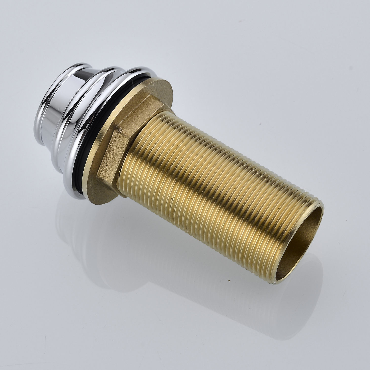 ZJbiubiuHome Bridge Dual Handles Kitchen Faucet With Pull-Out Side Spray in