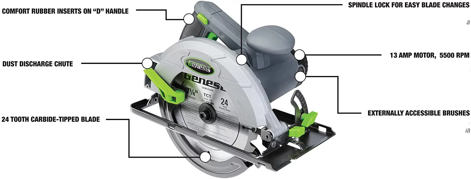 Genesis GCS130 13 Amp 7 1/4