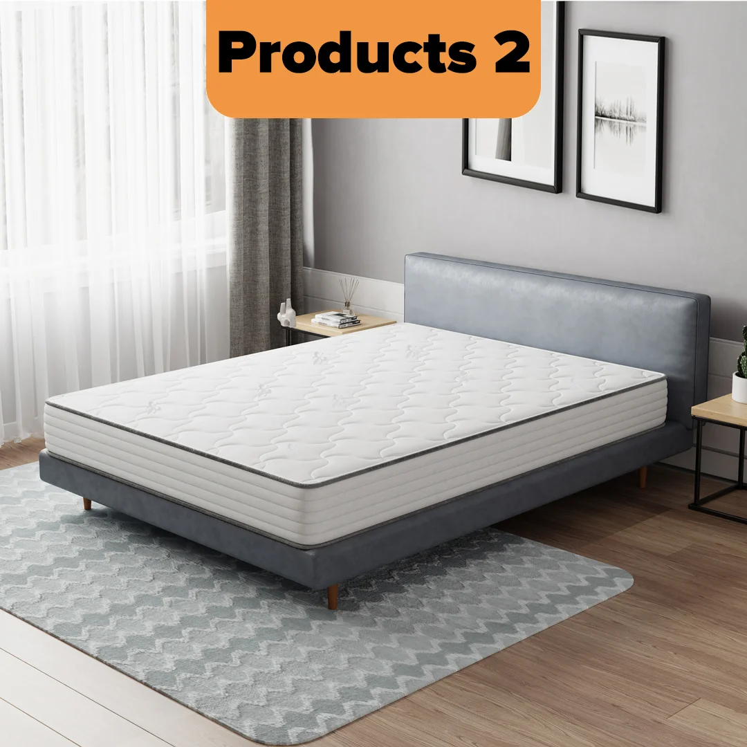 10 Inch Queen Mattress,Hybrid Mattress in a Box with Gel Memory Foam,Motion IsolationIndependent pocket spring,Pressure Relief,Medium Firm Support