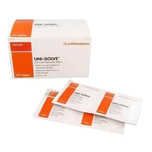 Uni-Solve Adhesive Remover Wipes By Smith And Nephew, Model No : 402300 - 50 Ea, 3 Pack