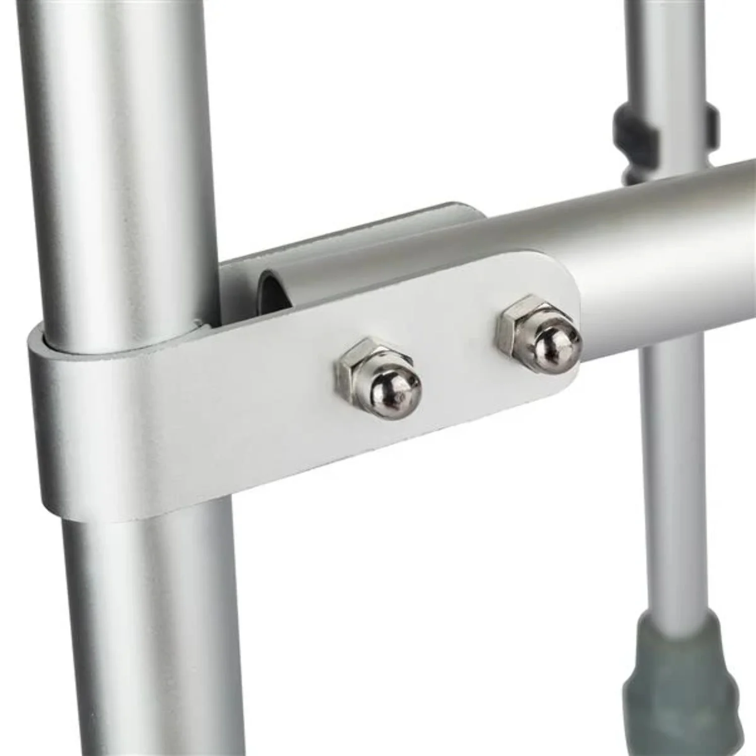 Medical Bathroom Safety Shower Tub Heavy Duty Aluminium Alloy Bath Chair Bench with Back White