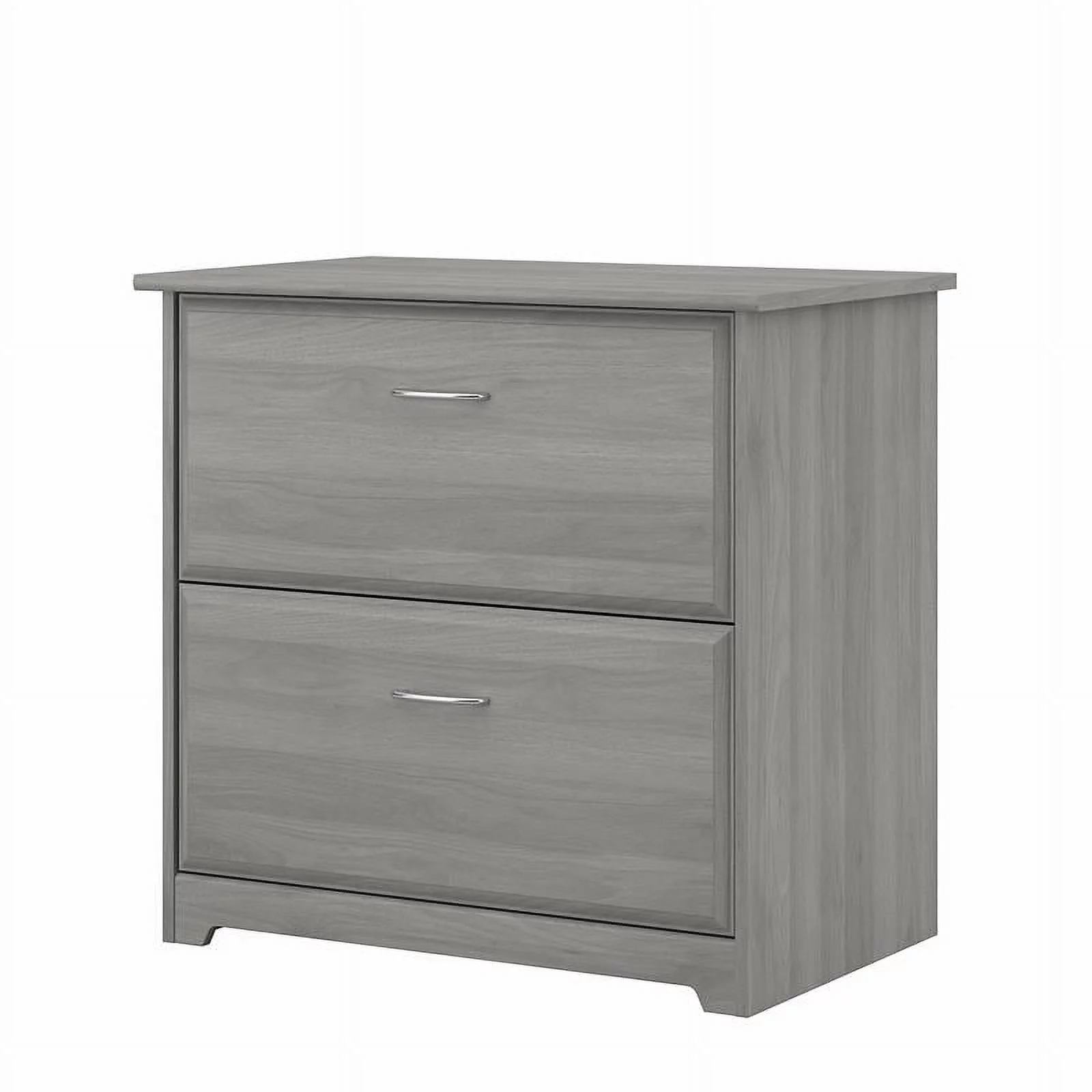 Home Square 2 Piece Engineered Wood Filing Cabinet Set in Modern Gray