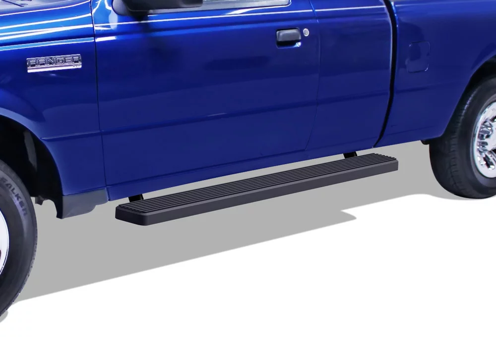 APS iBoard Running Boards 6 inches Black Compatible with Ford Ranger Mazda B-Series 1998-2011 Super Cab (Nerf Bars Side Steps Side Bars)