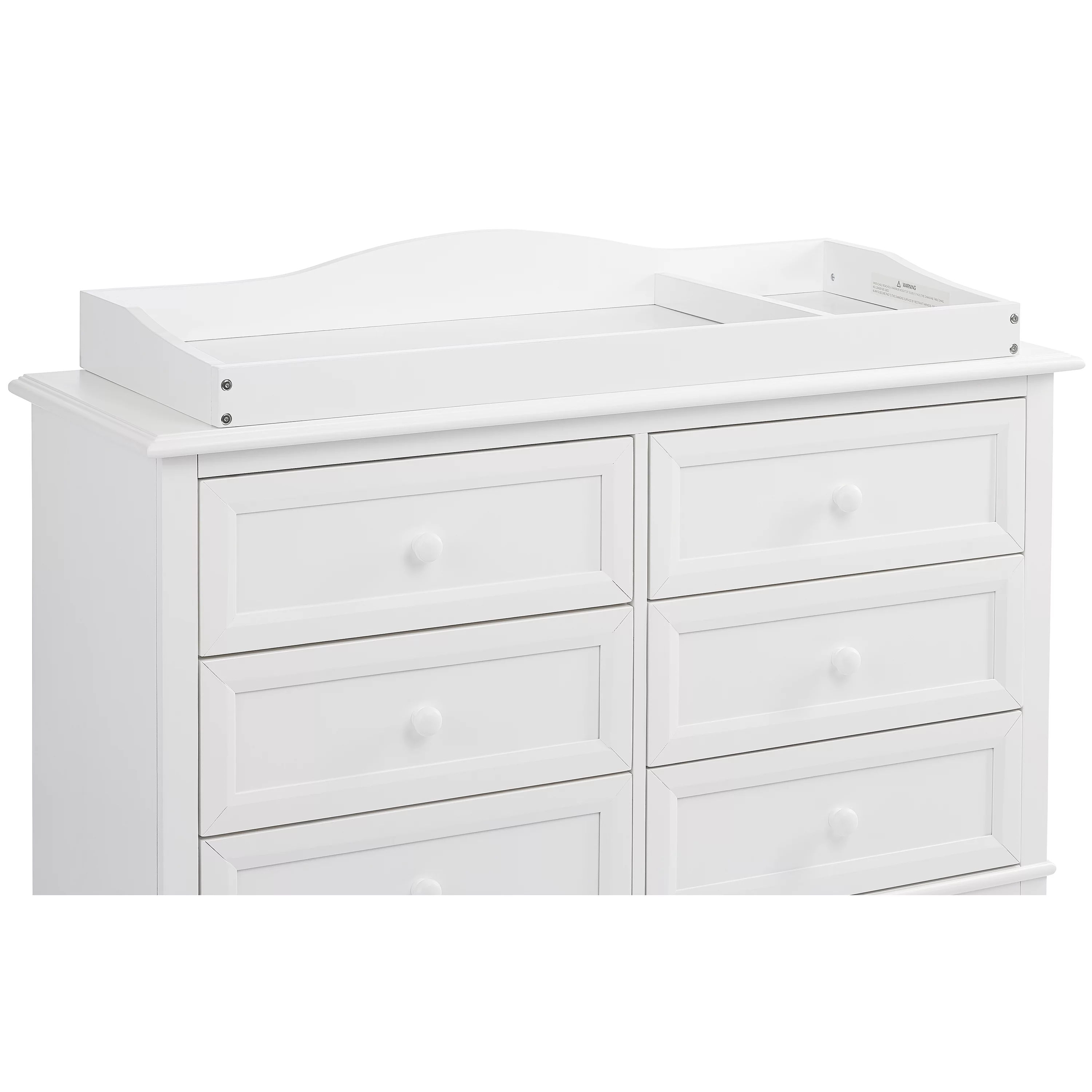 Dream On Me Changing Tray - White