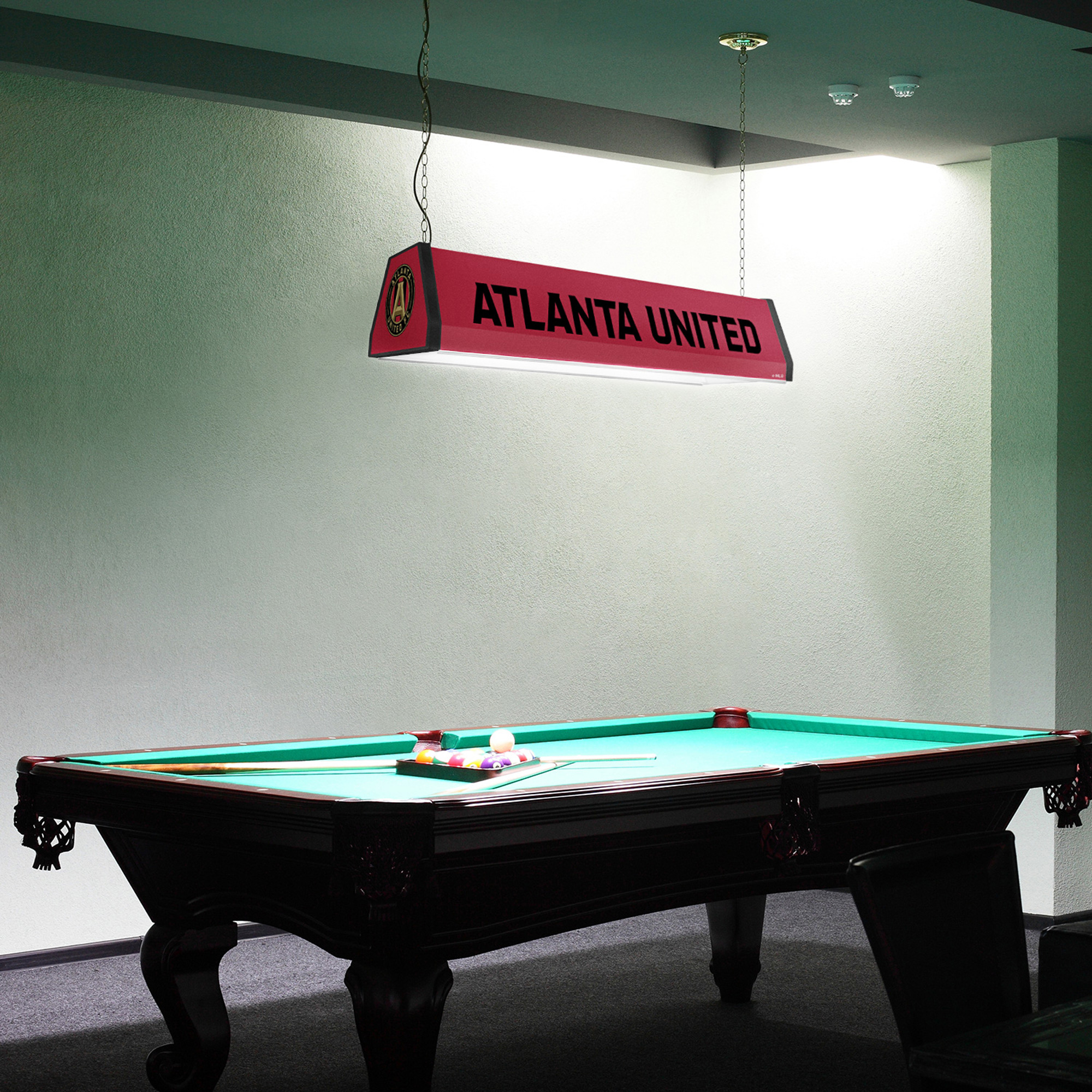 Atlanta United FC 38.5'' x 10.75'' Standard Pool Table Light