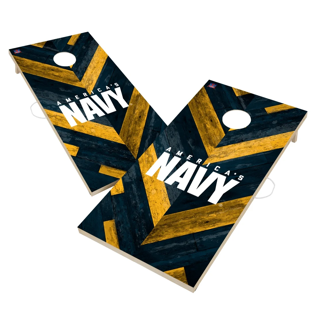 Us Navy Solid Wood 2X4 Cornhole