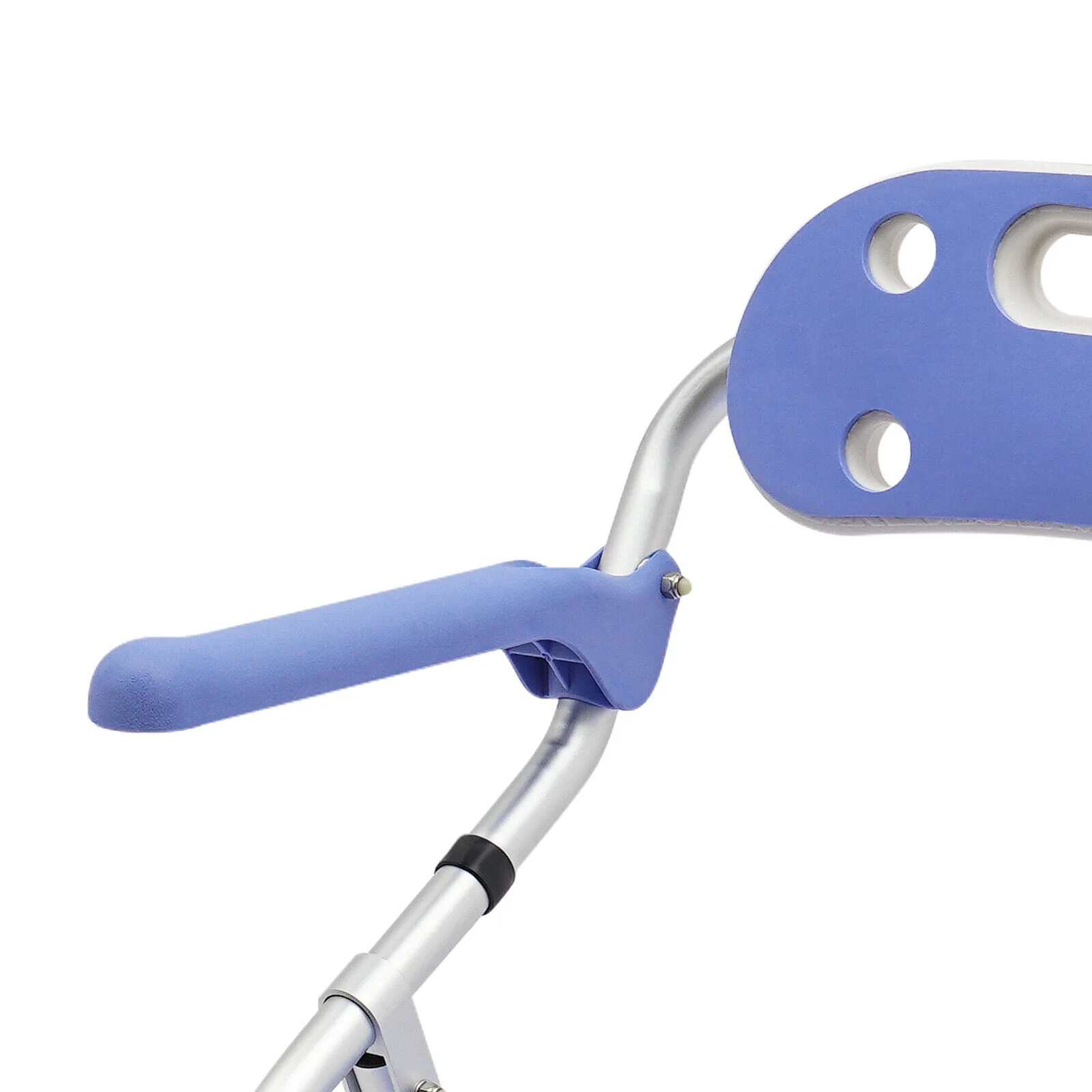 Height Adjustable Folding Shower Chair Bench Bath Seats with Back & Arms 330lbs