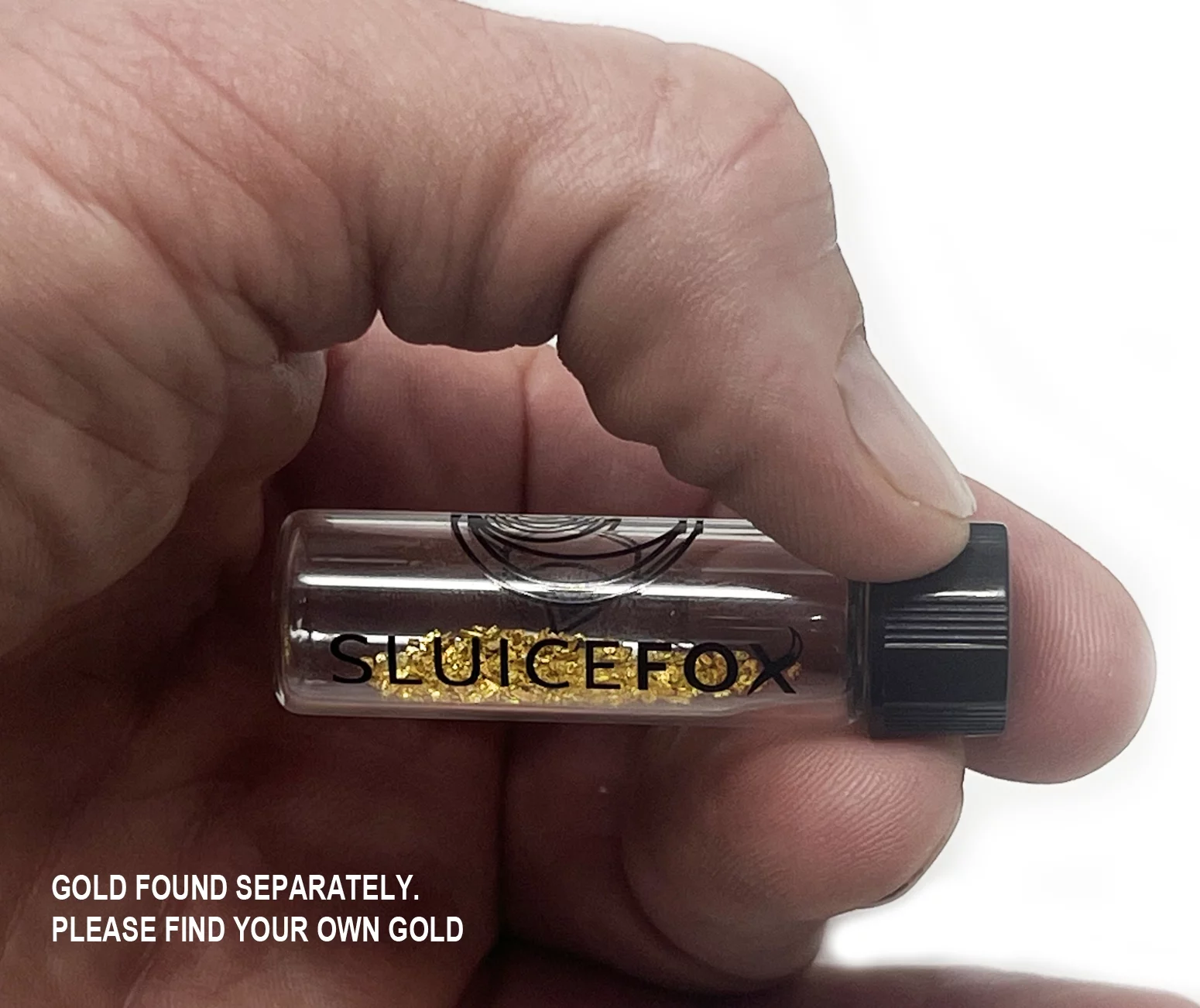 Sluice Fox Sluice Fox Glass Vial for gold panning kits (10 pack); 2 inch glass water tight vial for storing and displaying gold nuggets, flake and fines; prospecting tools for gold mining