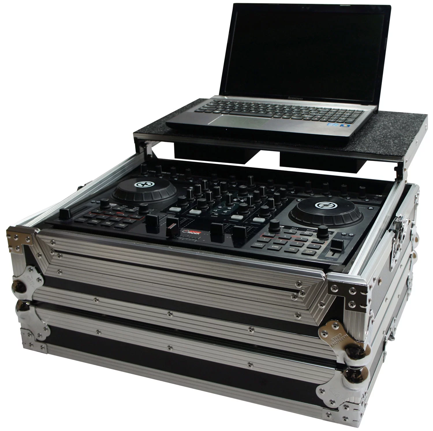 Harmony HCTKS4LT Flight Glide Laptop Stand Road Travel DJ Custom Case Gemini G4V