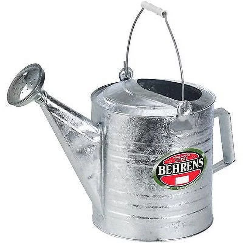 Behrens 210 RH 2.5 Gallon Hot Dipped Galvanized Steel Watering / Sprinkling Can - Quantity of 2