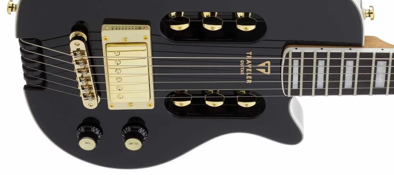 Traveler Guitar EG-1 Custom Electric Guitar (Gloss Black)