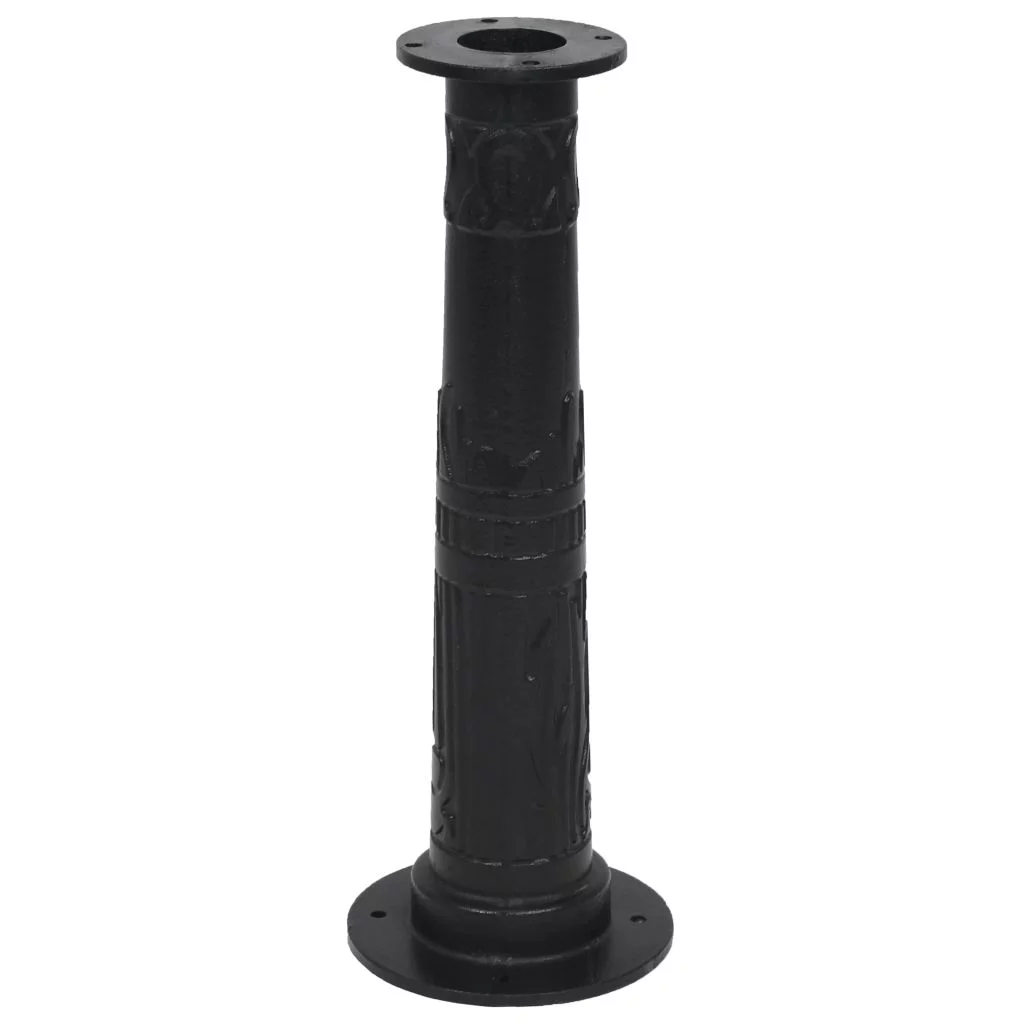 Anself Water Pump Stand Cast Iron Black Stand for Water Pitcher Press Yard Pond Garden Decorative Hand Pump 9.4 x 26.4 Inches (Diameter x H)