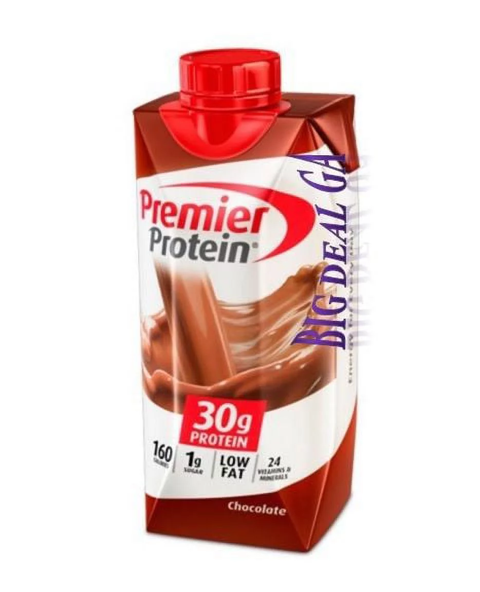 PREMIER PROTEIN CHOCOLATE SHAKES 2-18PKS (36-11oz SHAKES) NEW IN BOX!!!