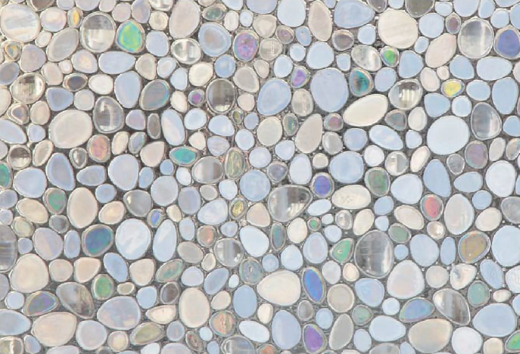 RockRose Stone Privacy Window Film Static Cling Film 17.7