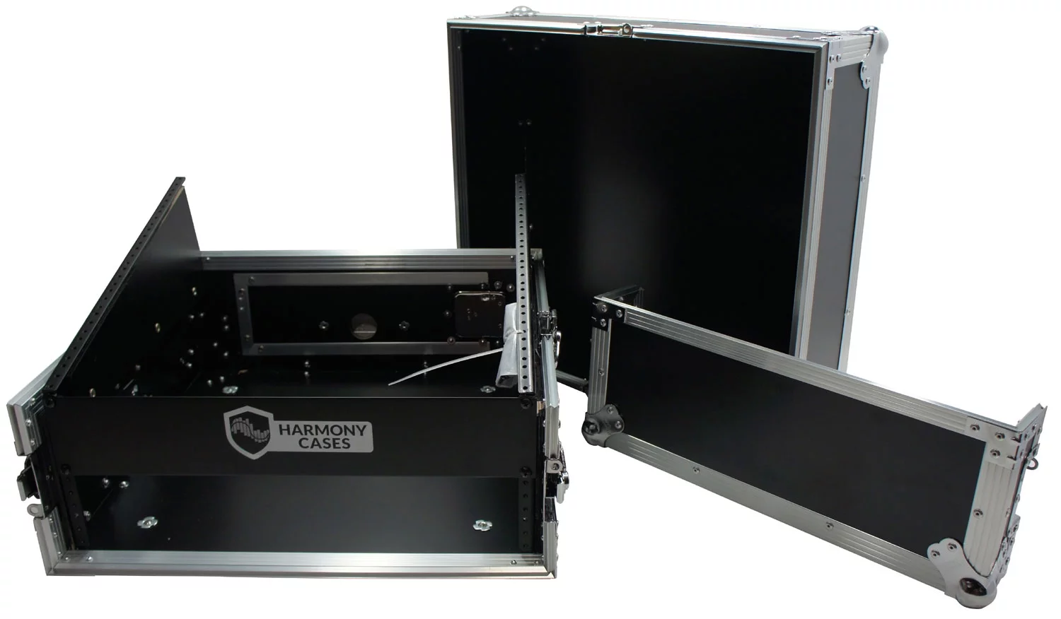 Harmony Case HCM2U DJ Pro Audio 10U Slant Top 4U Vertical Mixer Rack Case New