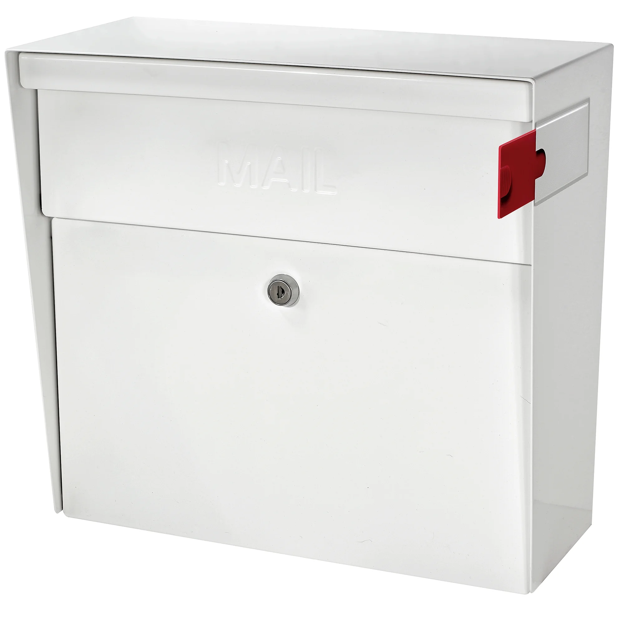 Mail Boss Metro Locking Security Mailbox, Alpine White