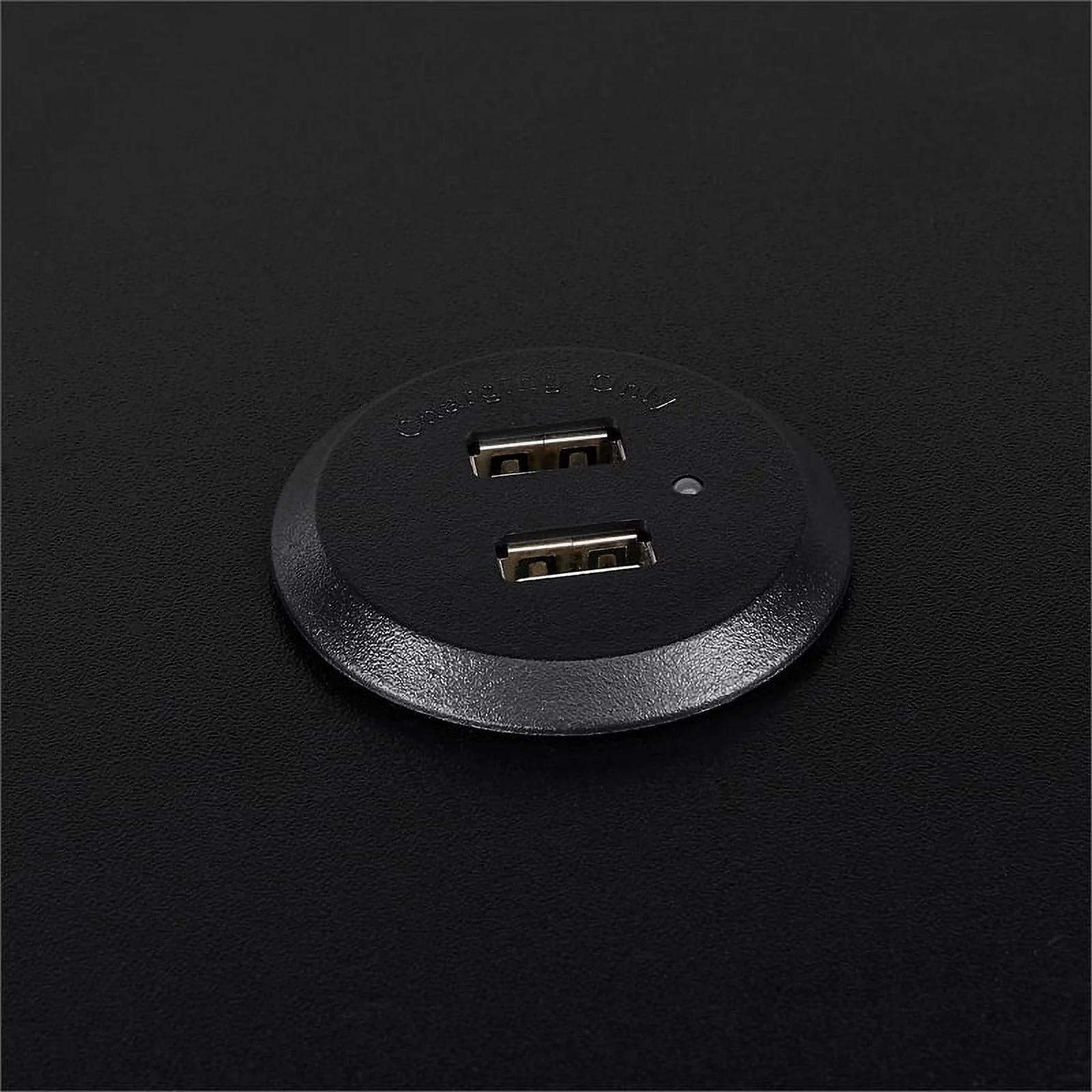 Linon Grayson LED Metal and Wood Gaming Desk in Black and Red