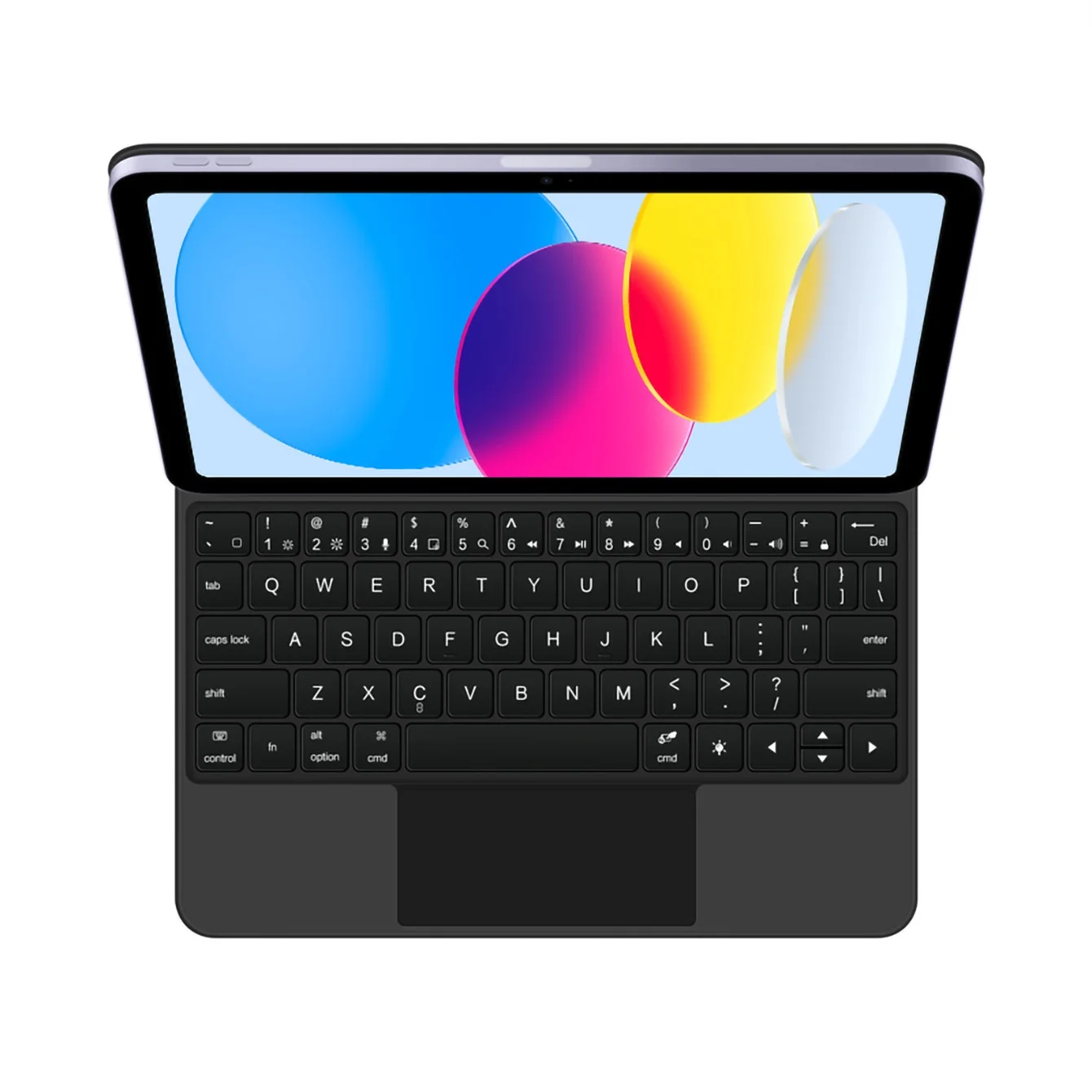 Backlight Magic Keyboard For iPad 10th Generation 10.9 inch 2022 2023 Smart Keyboards Case for ipad10 Cover Tablet Magnetic Trackpad Black